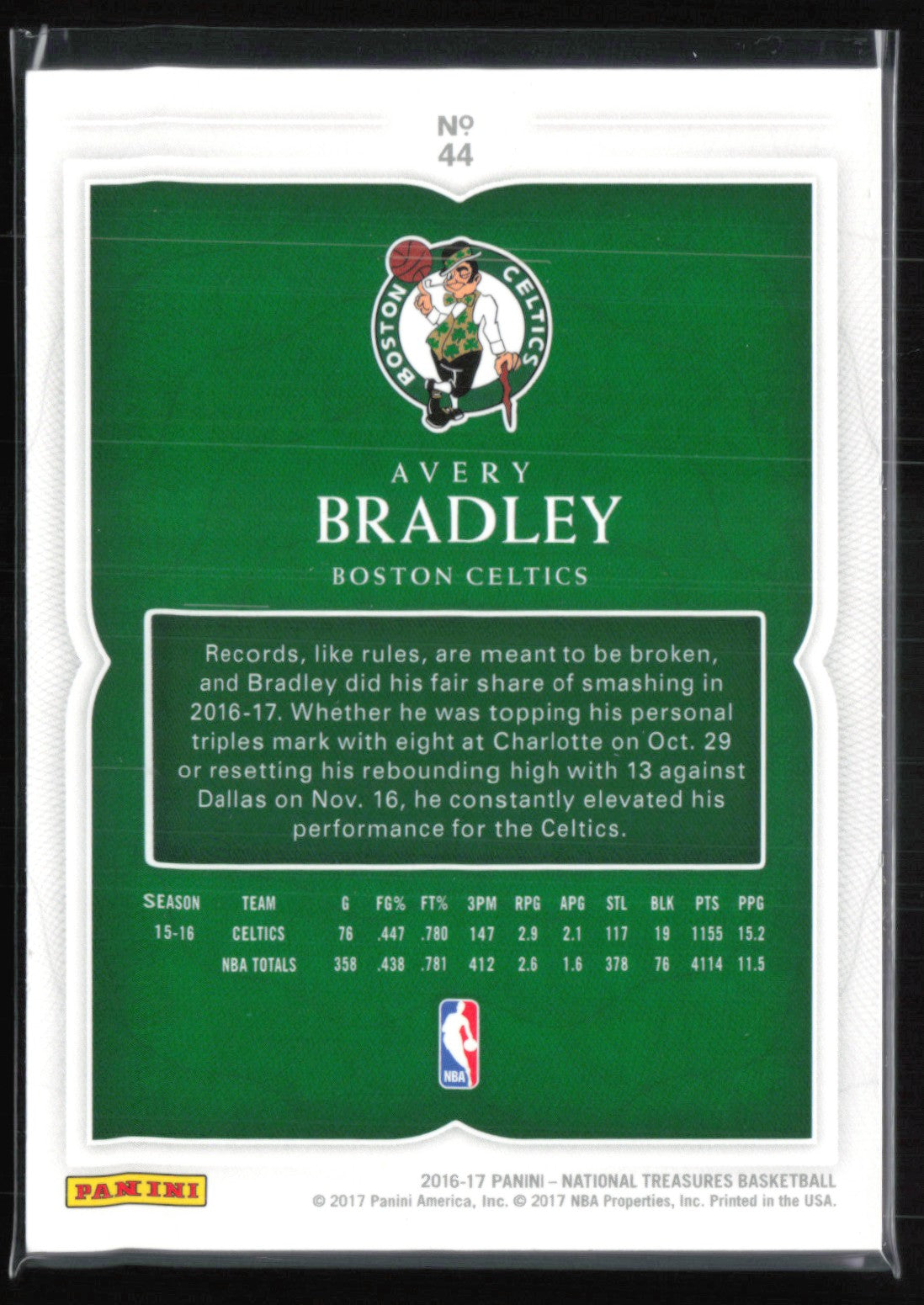 Avery Bradley /25 2016-19 NT