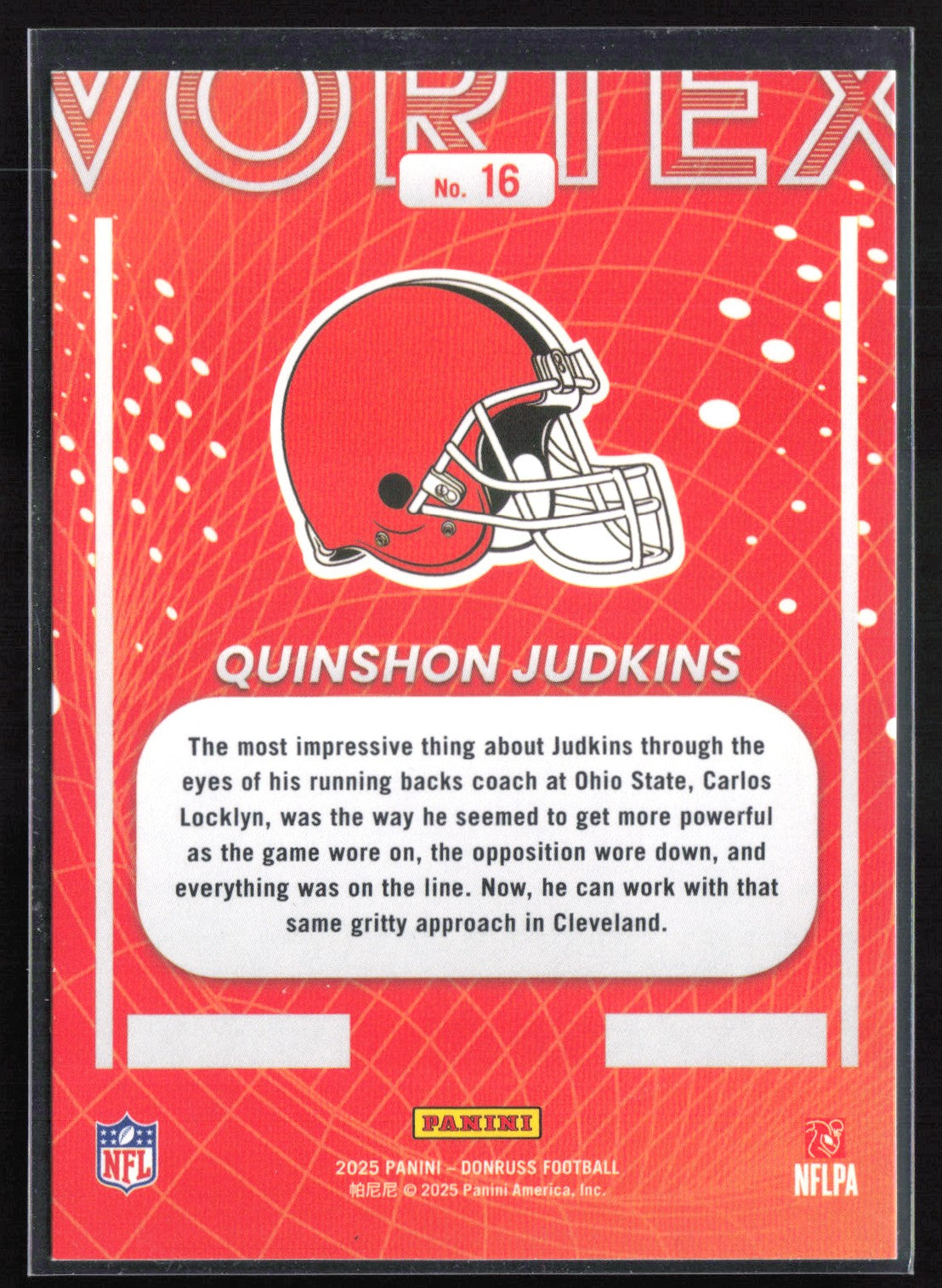 Quinshon Judkins RC Vortex
