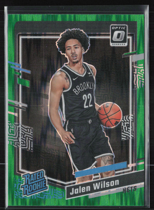 Jalen Wilson RC Green Flash