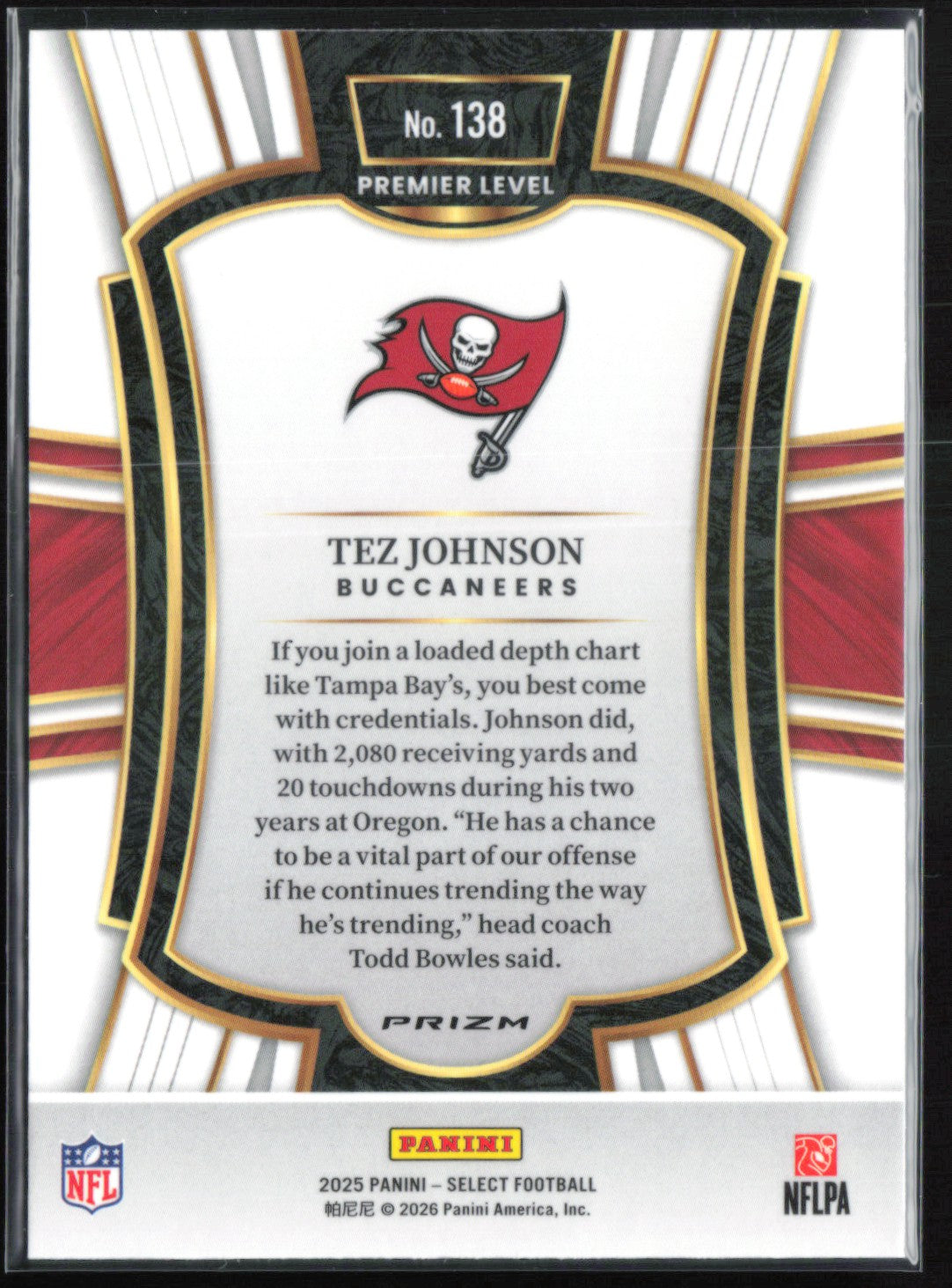 Tez Johnson RC Silver Prizm