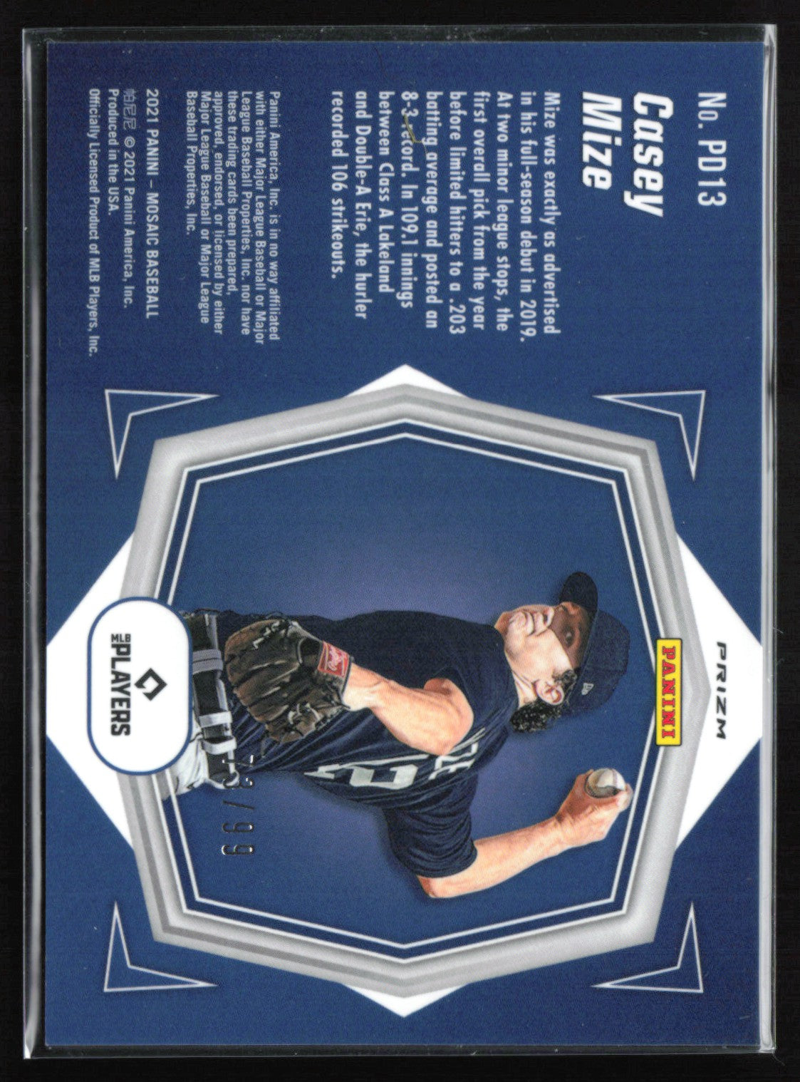Casey Mize RC Mosaic Prizm