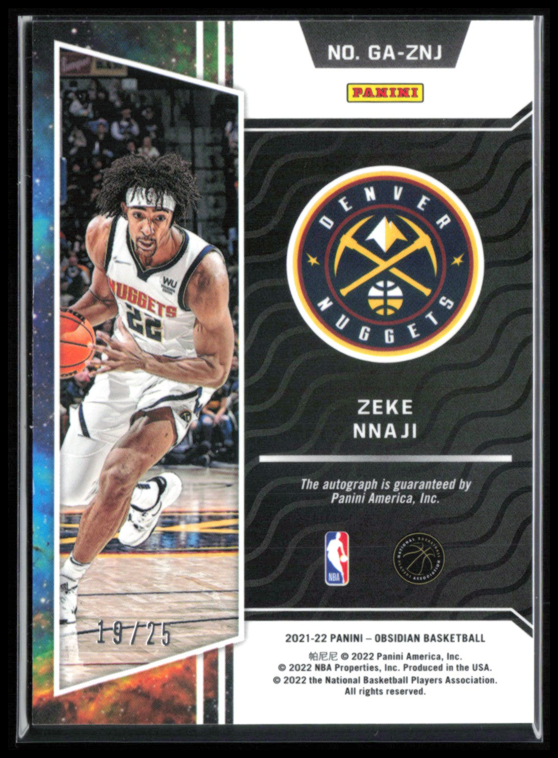 Zeke Nnaji Auto /25 Electric Etch Green