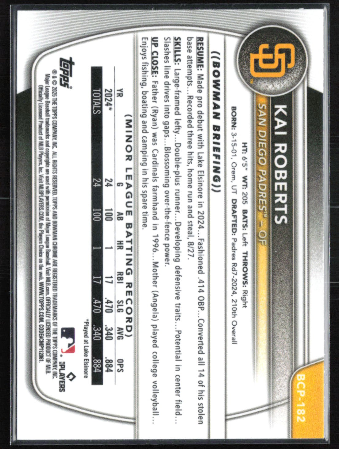 Kai Roberts 1st Bowman