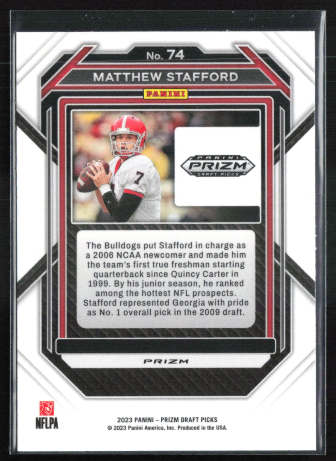 Matthew Stafford Silver Prizm