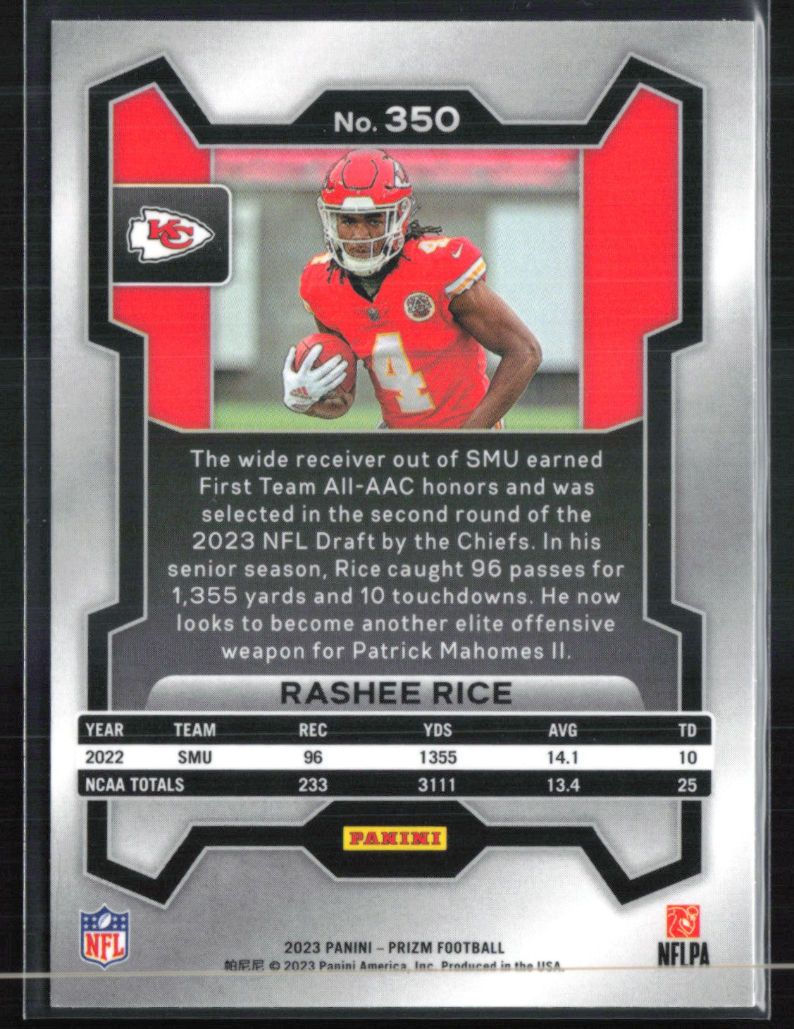 Rashee Rice RC 2023 Prizm