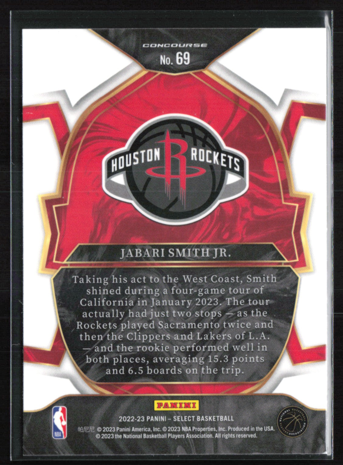Jabari Smith Jr. RC