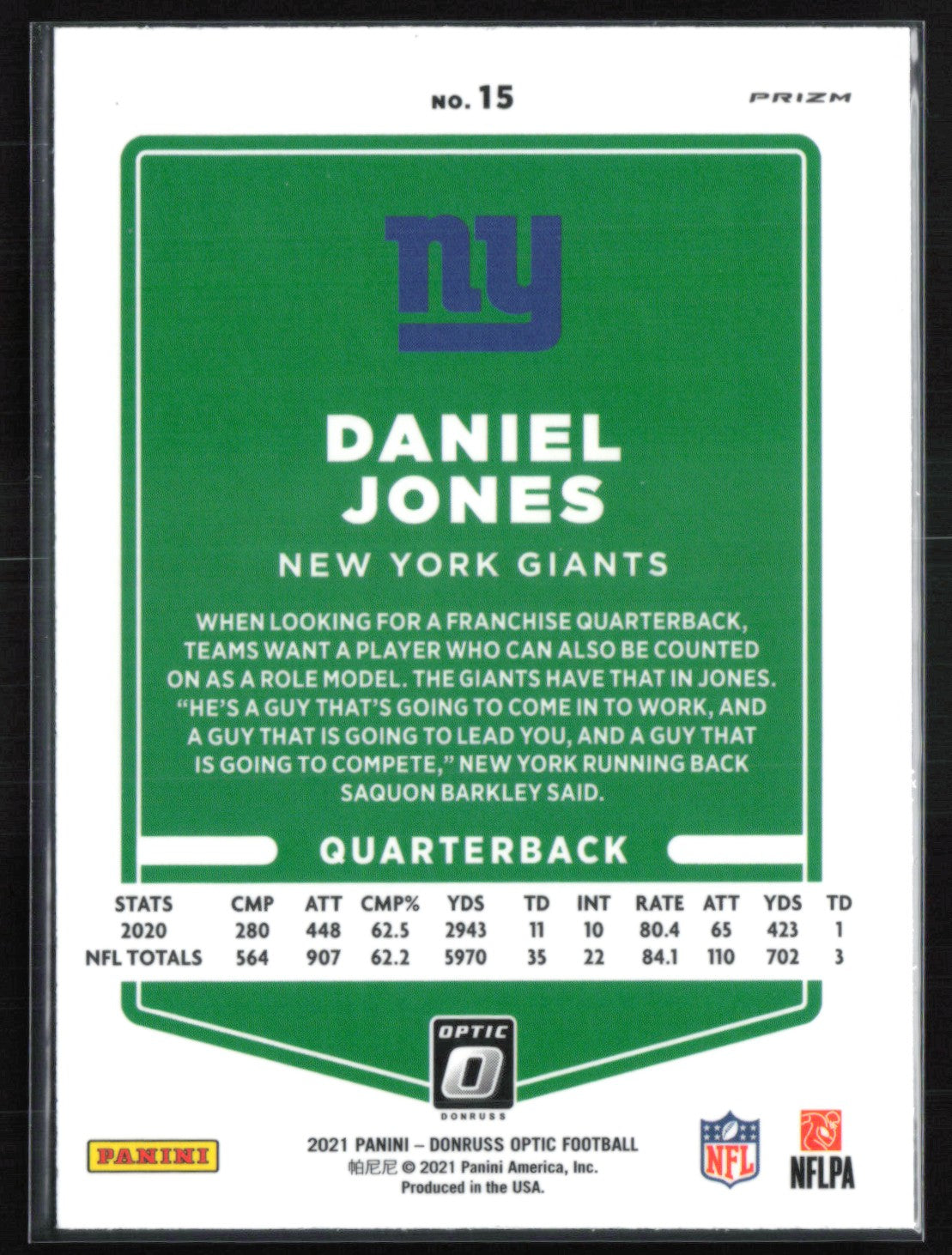 Daniel Jones Stars Holo