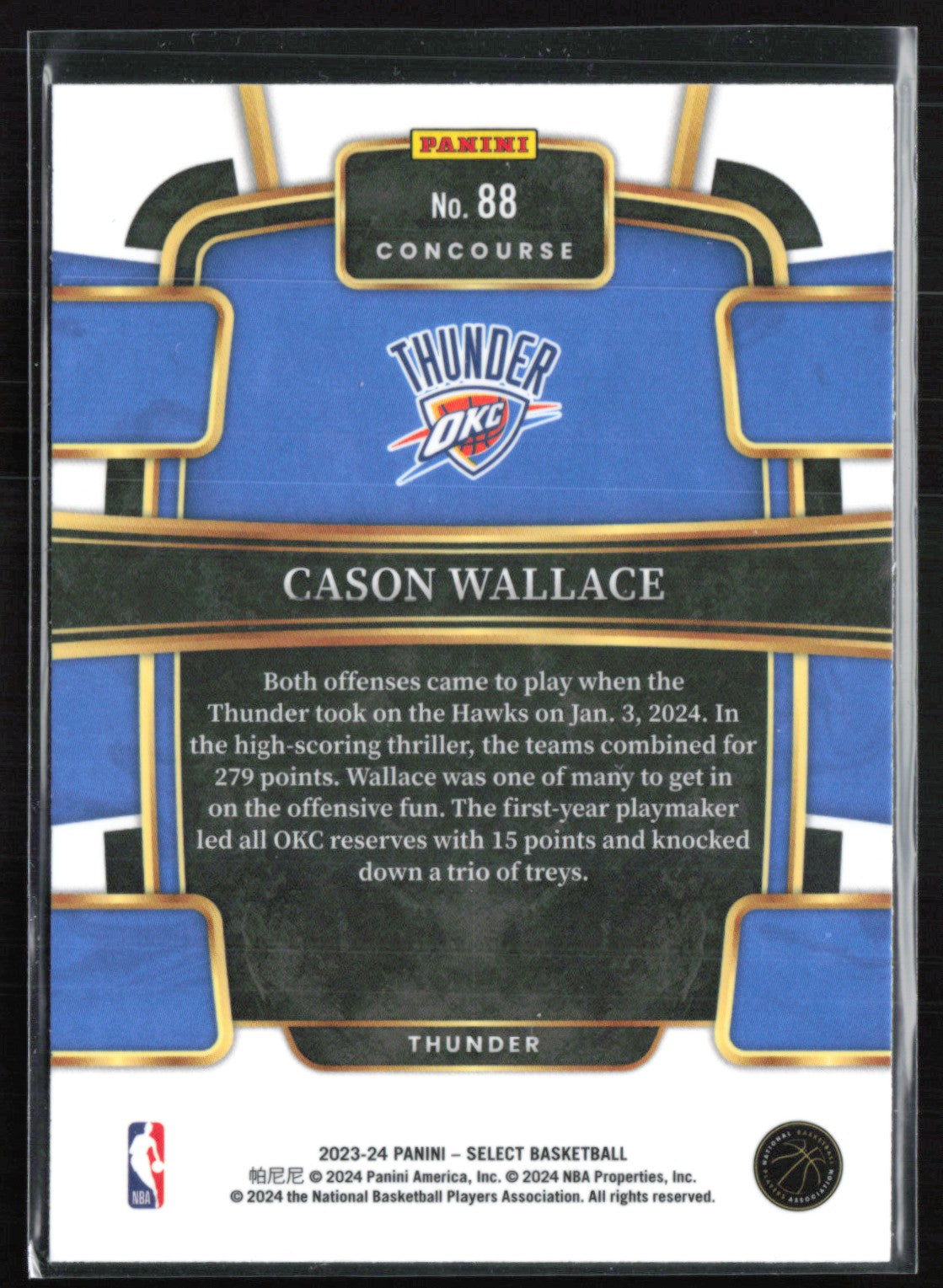 Cason Wallace RC