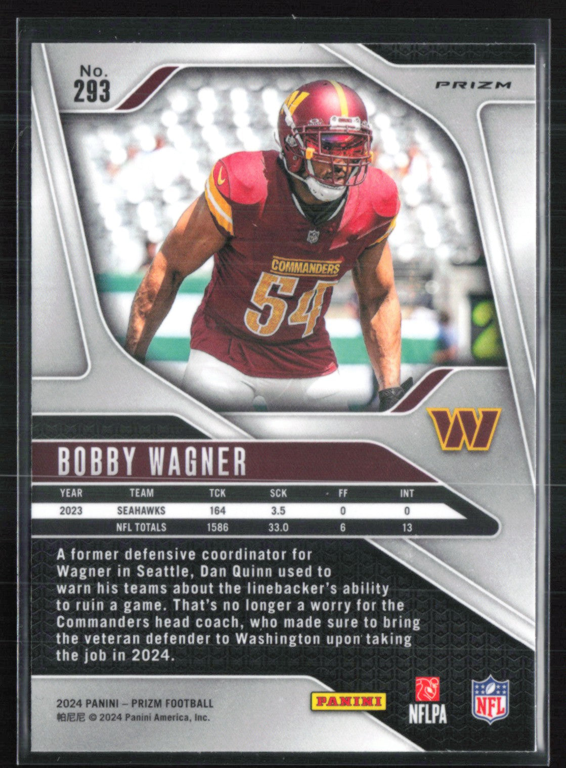 Bobby Wagner Orange Laser