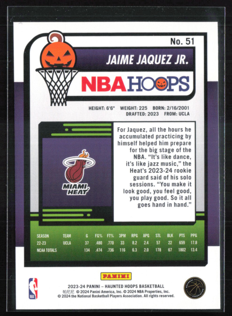 Jaime Jaquez Jr. RC