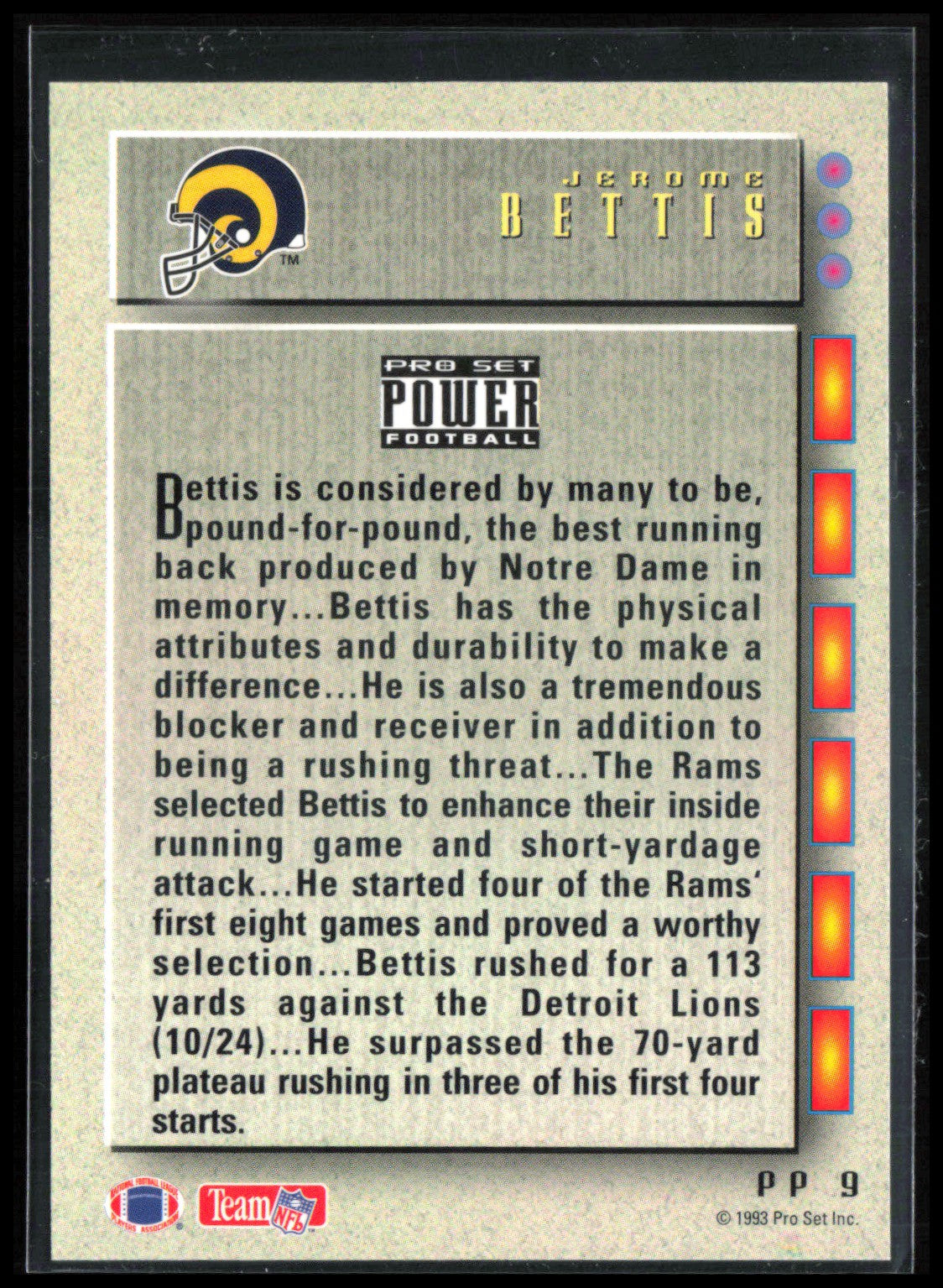 Jerome Bettis Power Prospects