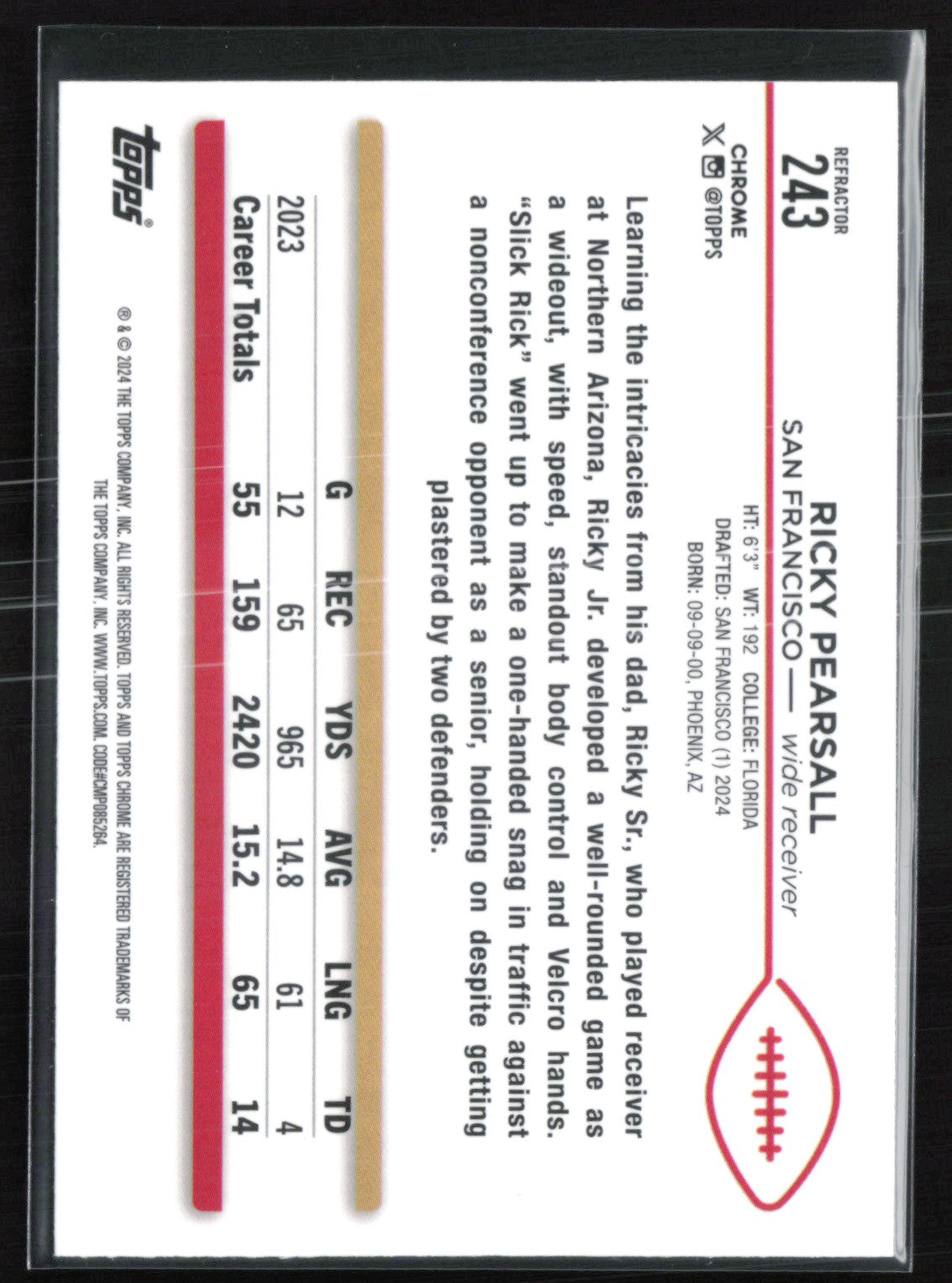 Ricky Pearsall RC Refractor