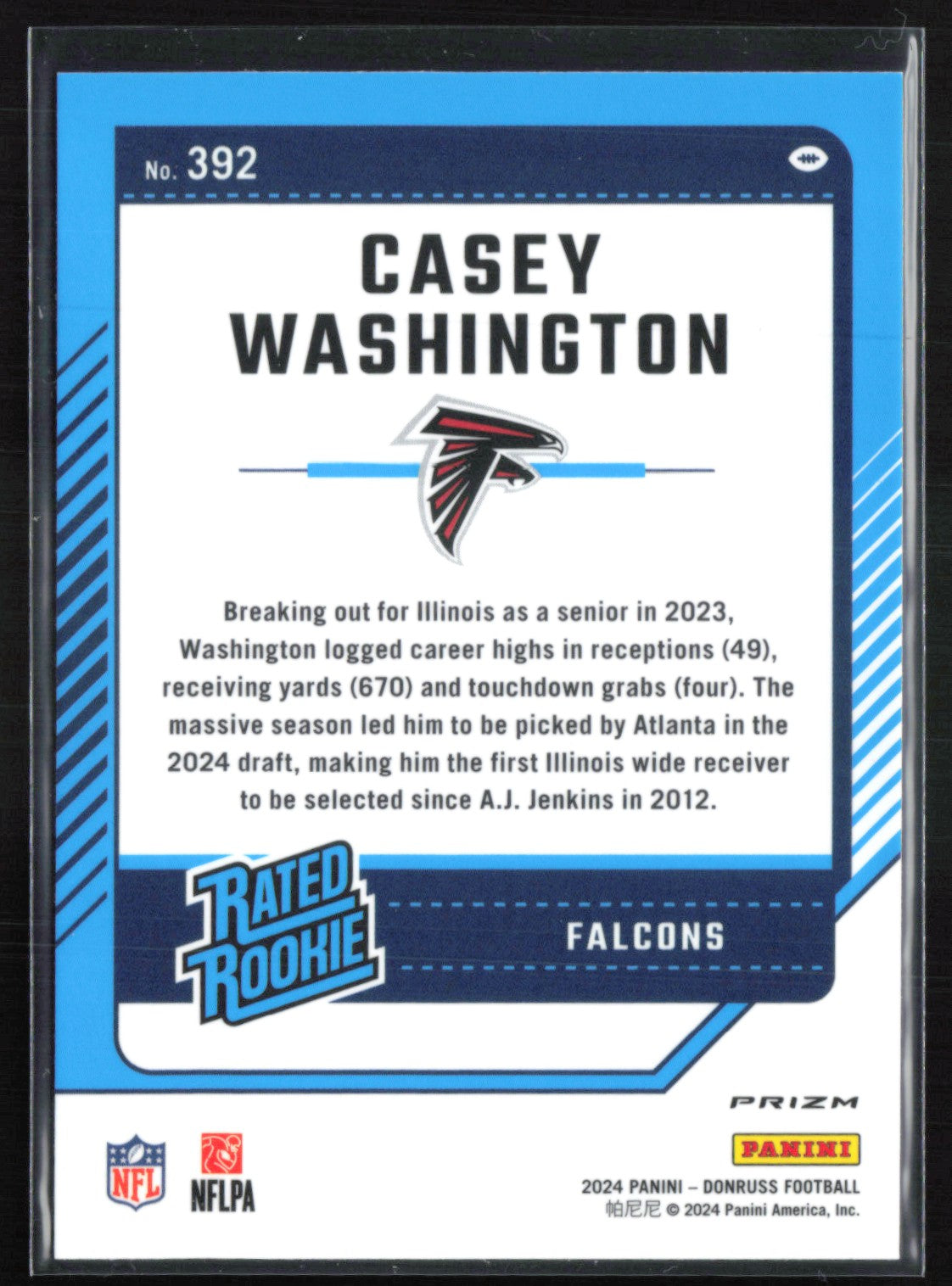 Casey Washington RC Red Wave