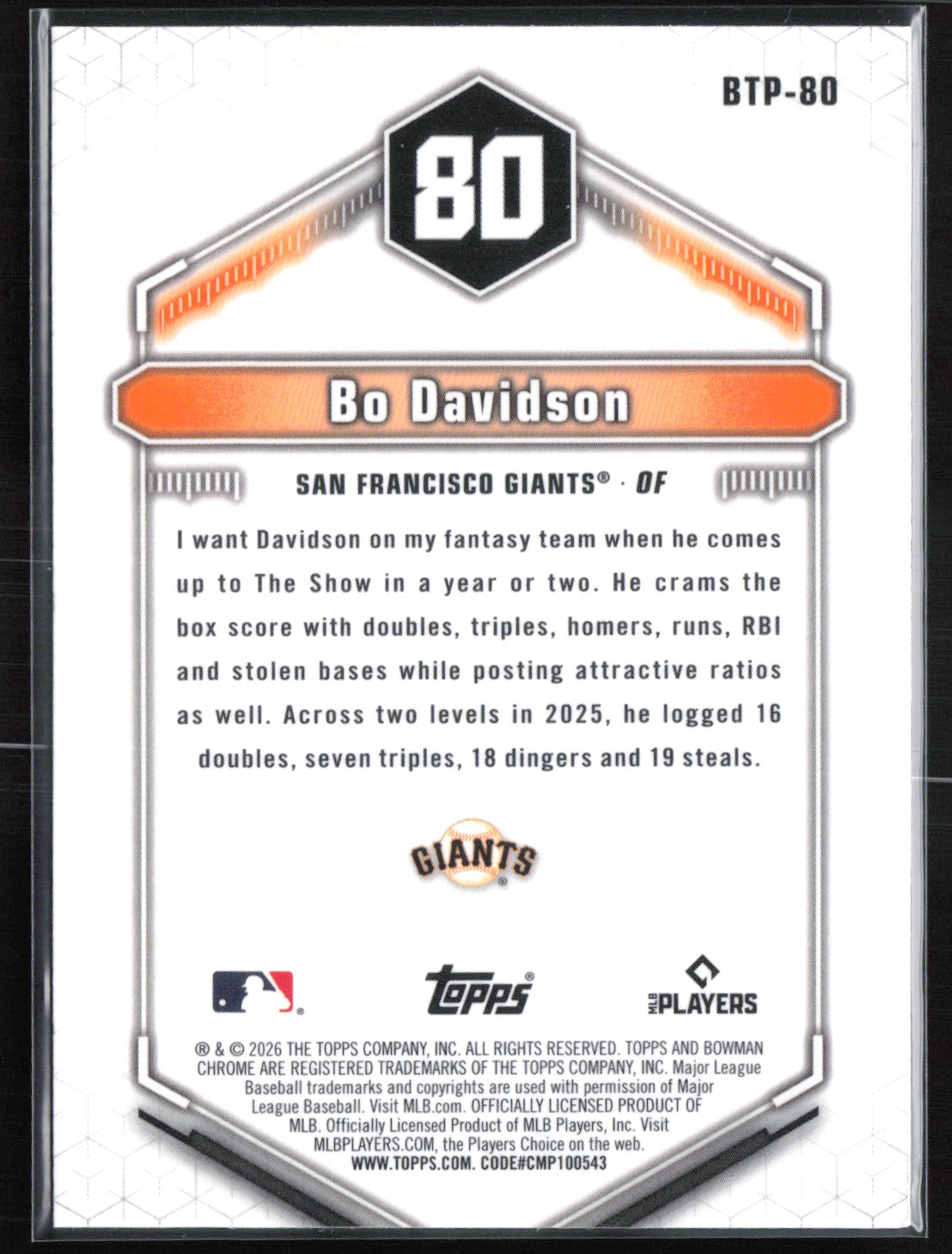 Bo Davidson Top 100