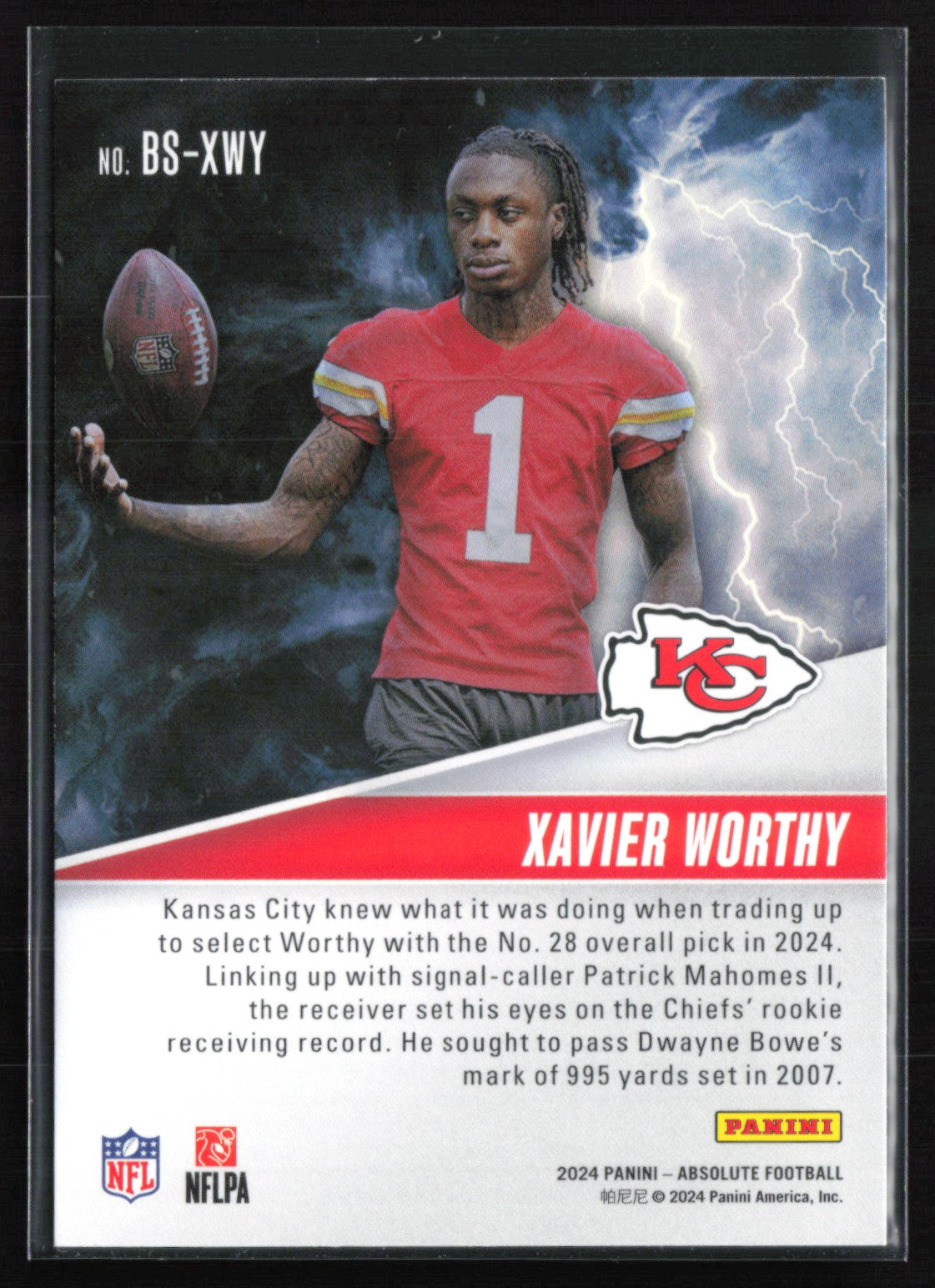 Xavier Worthy RC By Storm