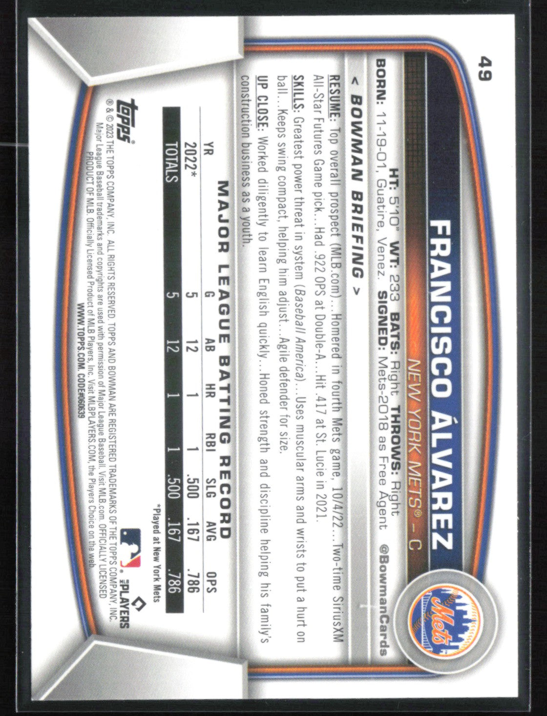 Francisco Alvarez RC