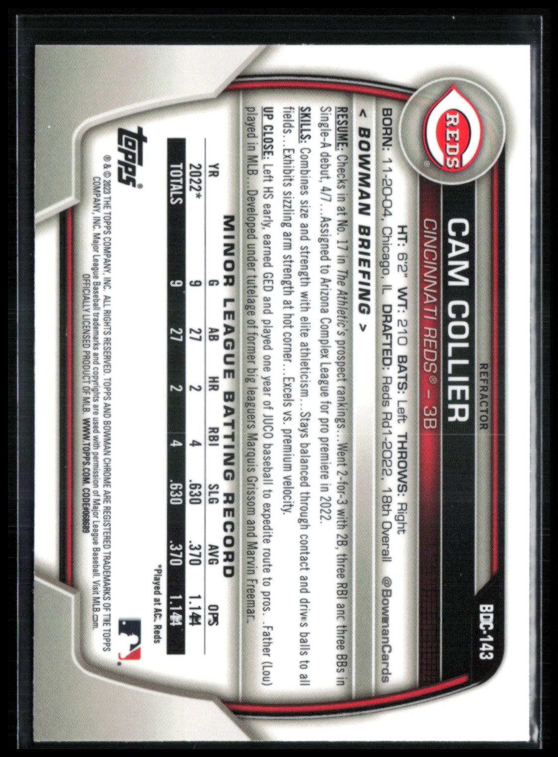Cam Collier Refractor