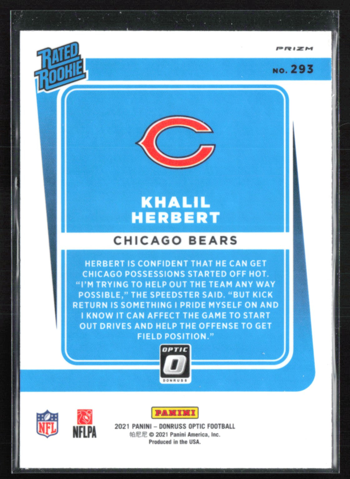 Khalil Herbert RC Purple Shock