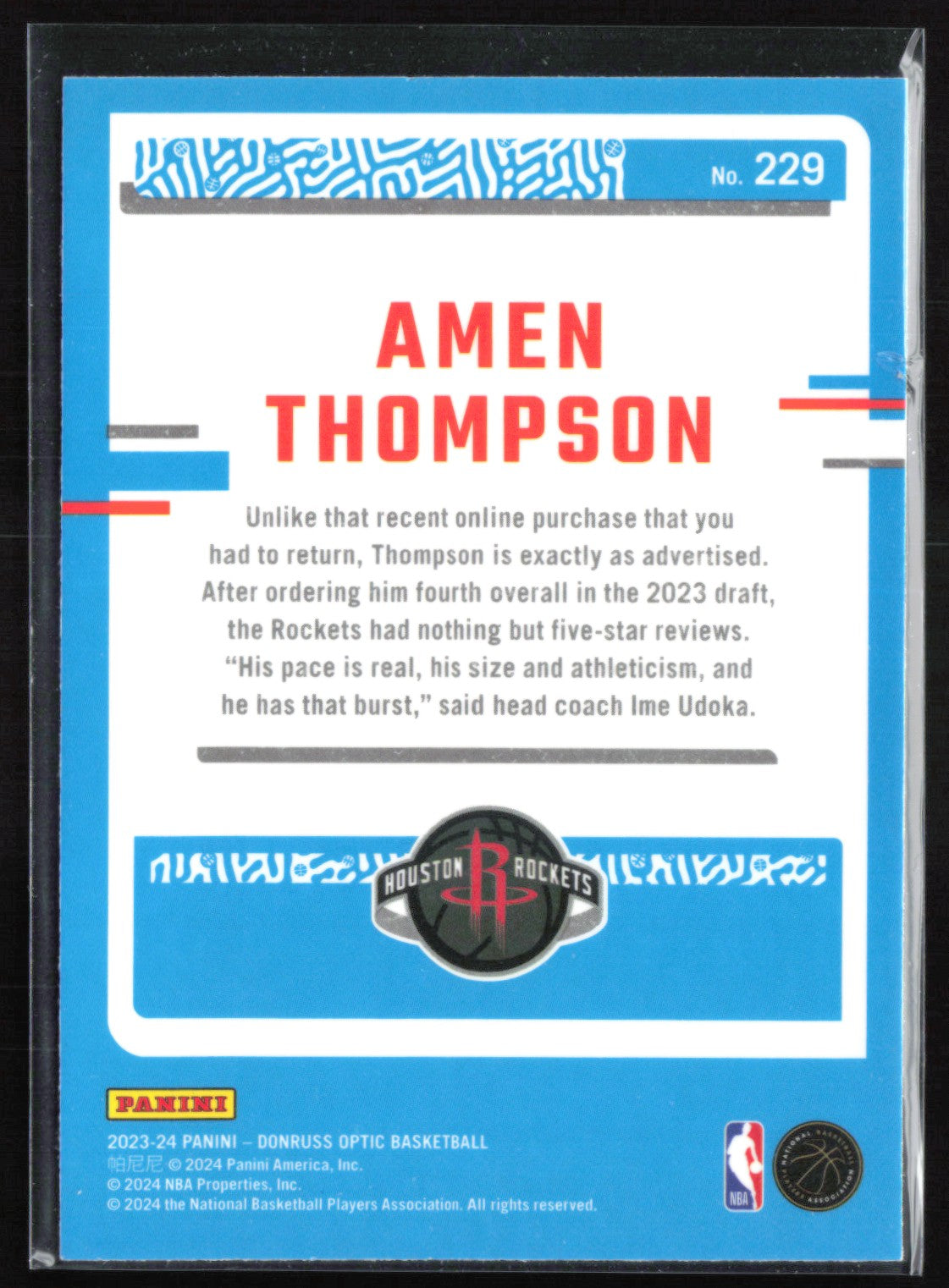 Amen Thompson RC