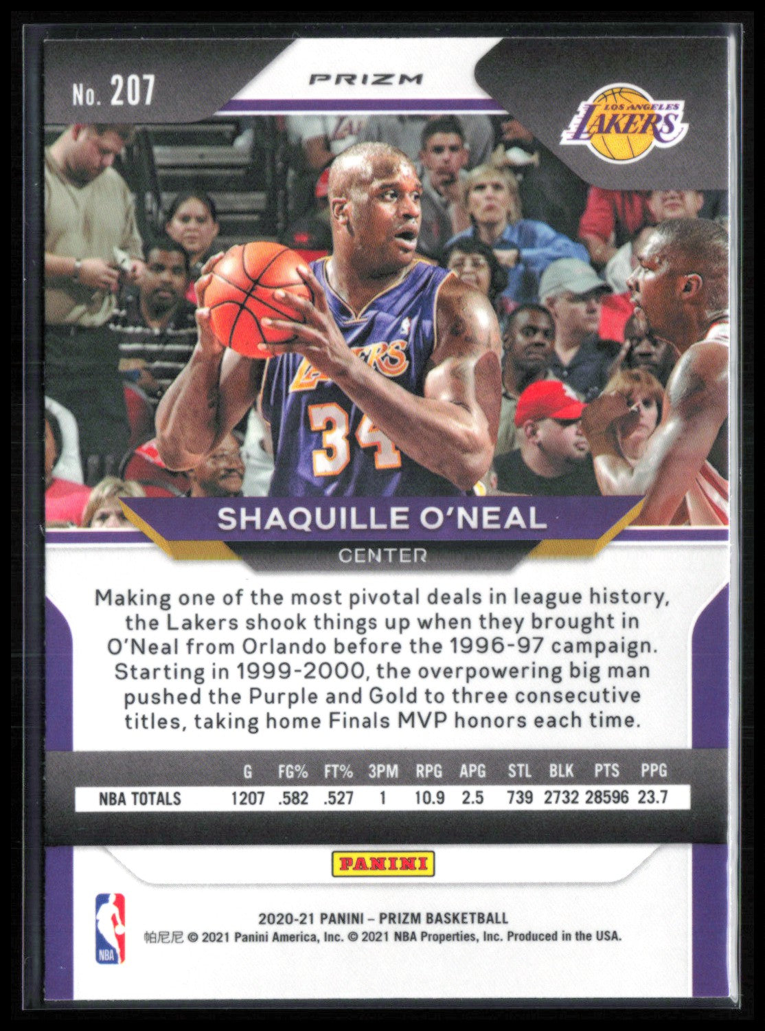 Shaquille O'Neal Fast Break