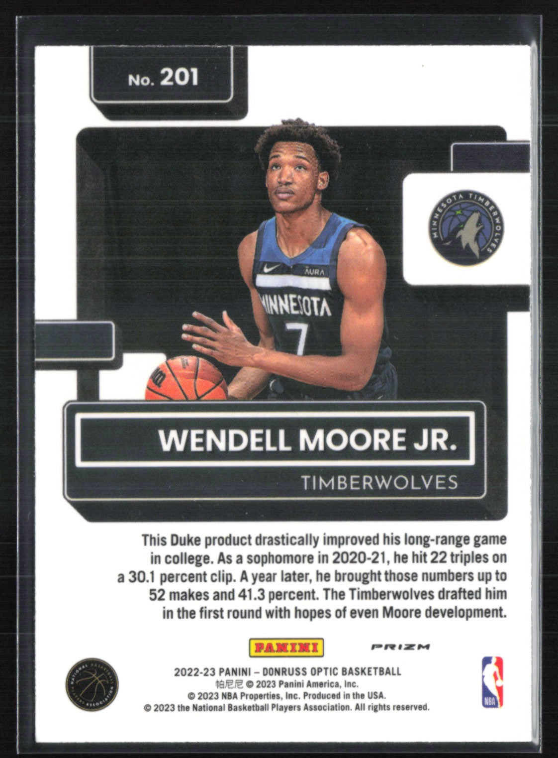 Wendell Moore Jr. RC Red Wave