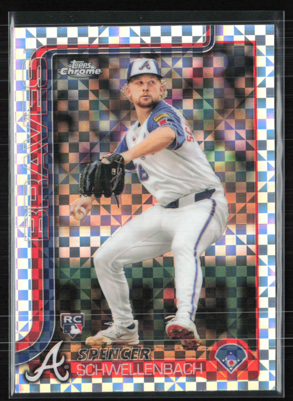2025 Topps Chrome 203 Spencer Schwellenbach RC X-Fractor – Dollar Box