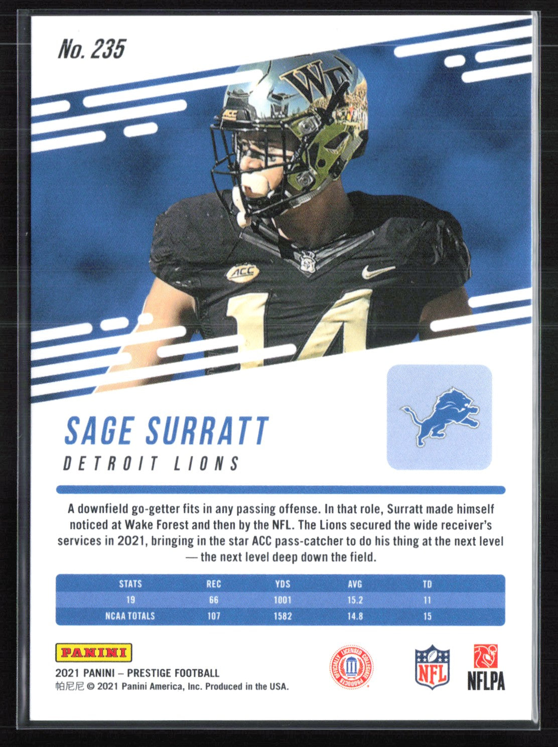 Sage Surratt RC /75