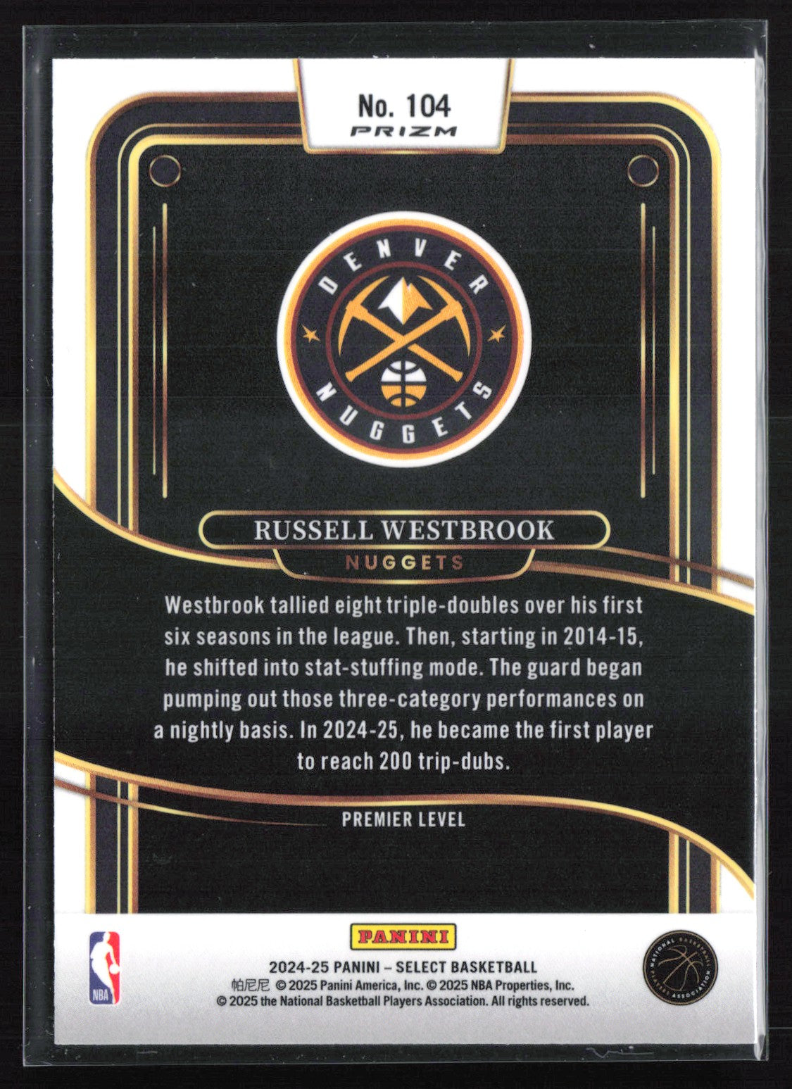 Russell Westbrook Silver