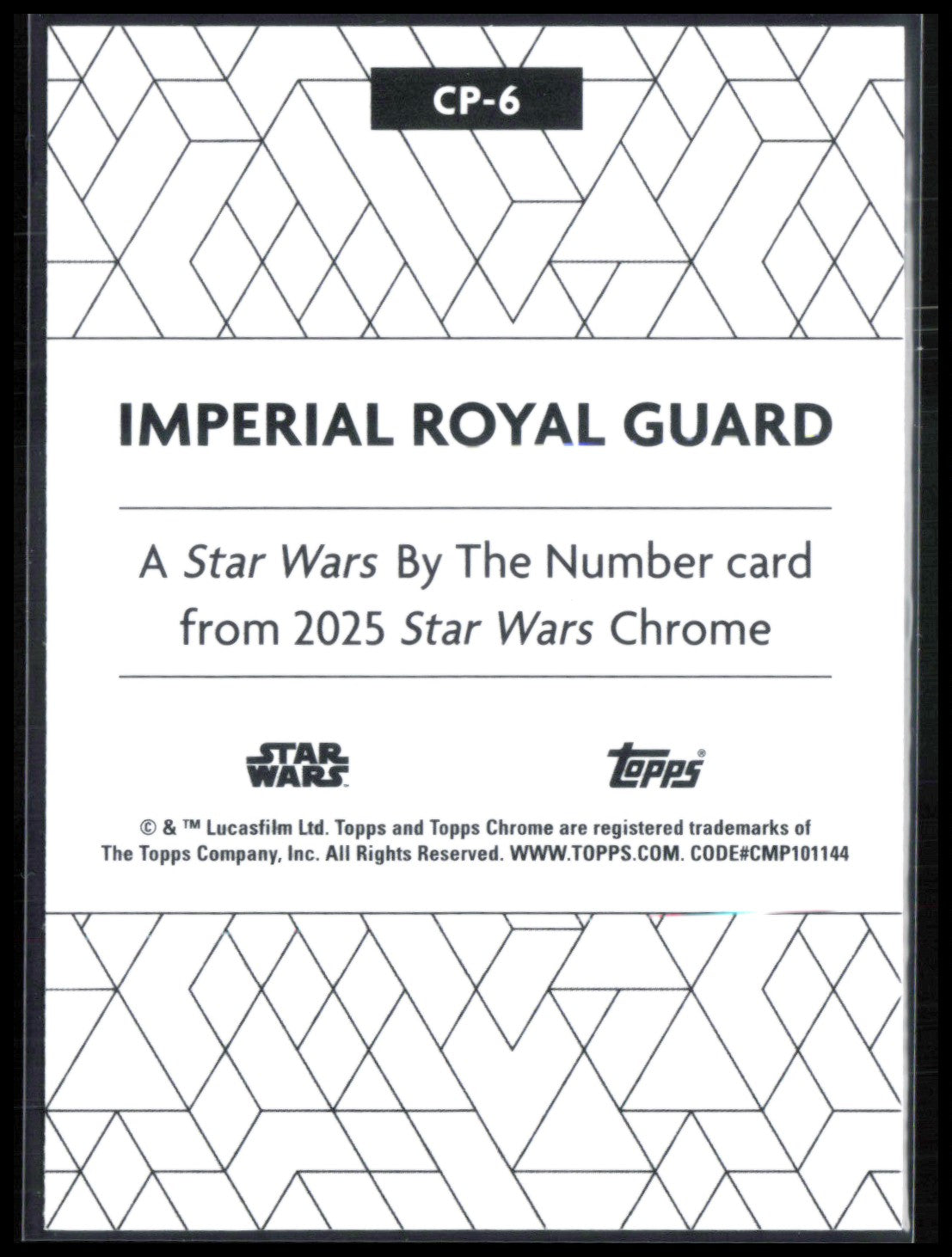 Imperial Royal Guard (Star Wars by the Number) CP-6
