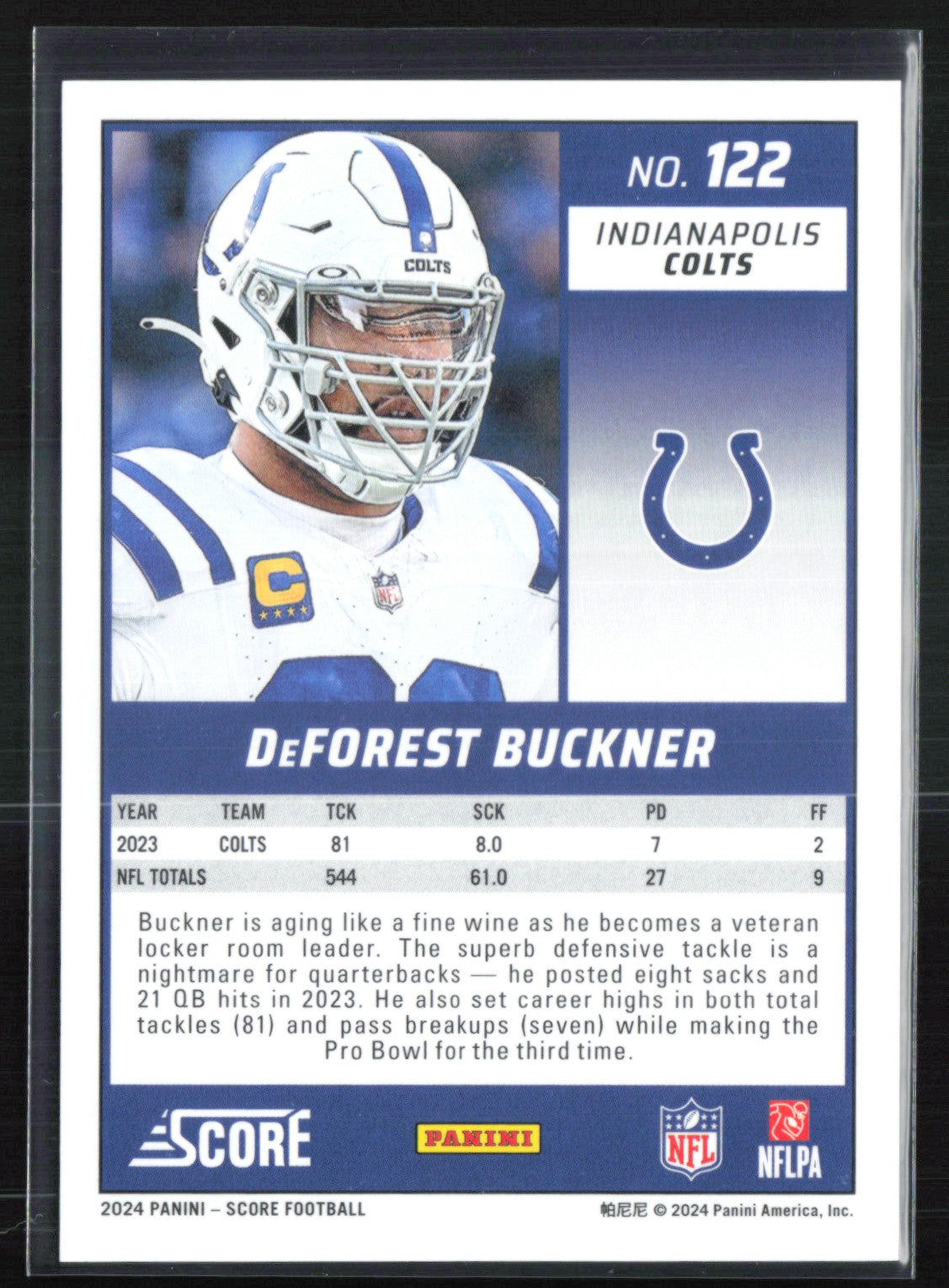 DeForest Buckner Gold /240