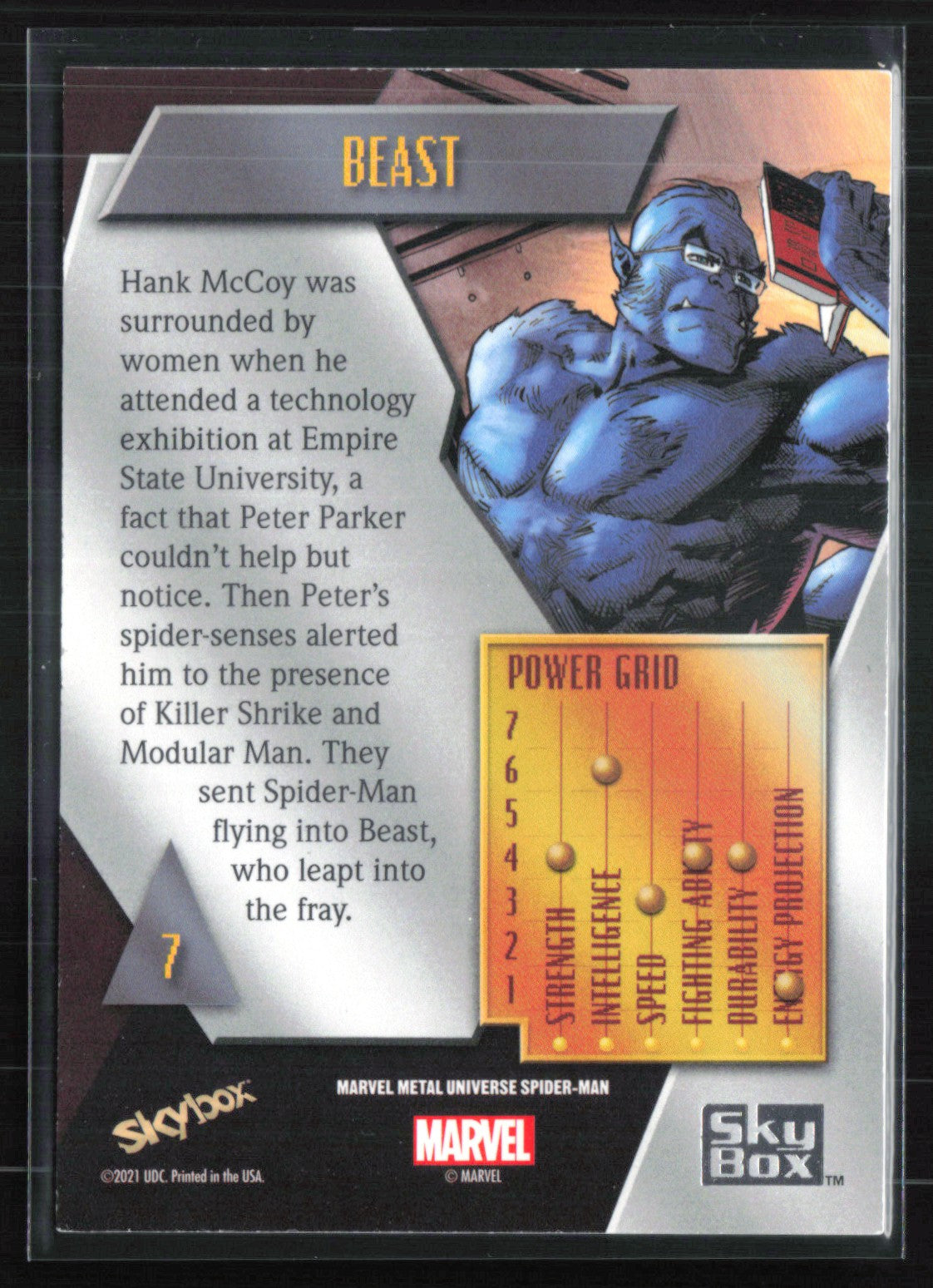 Beast 2021 Marvel Metal Universe