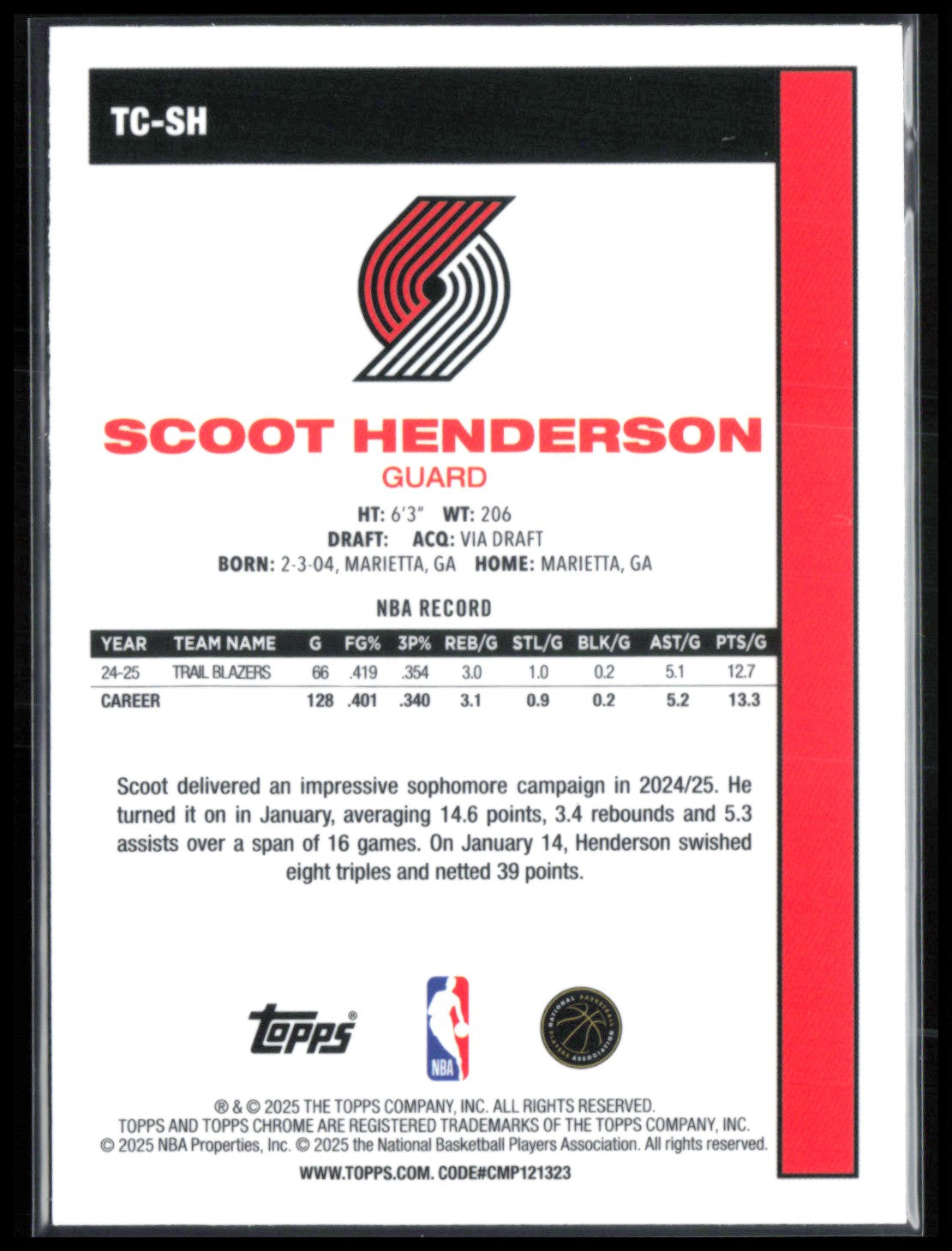 Scoot Henderson Mojo