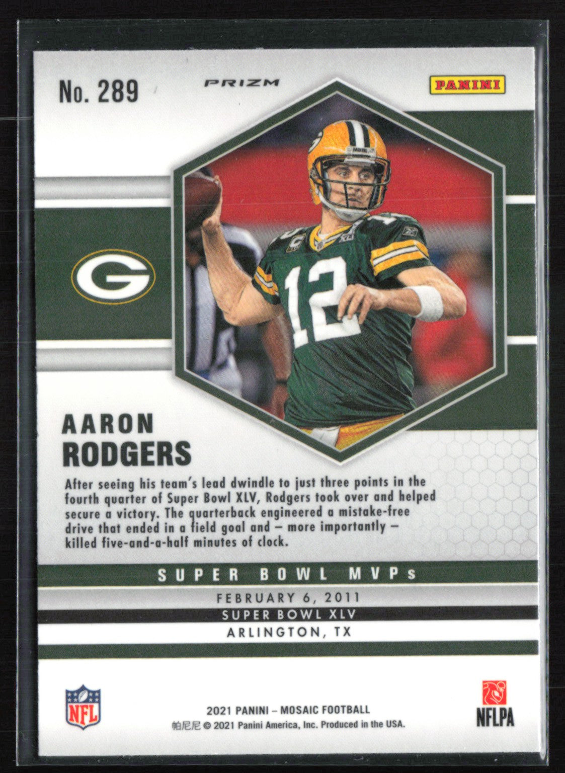 Aaron Rodgers Holo