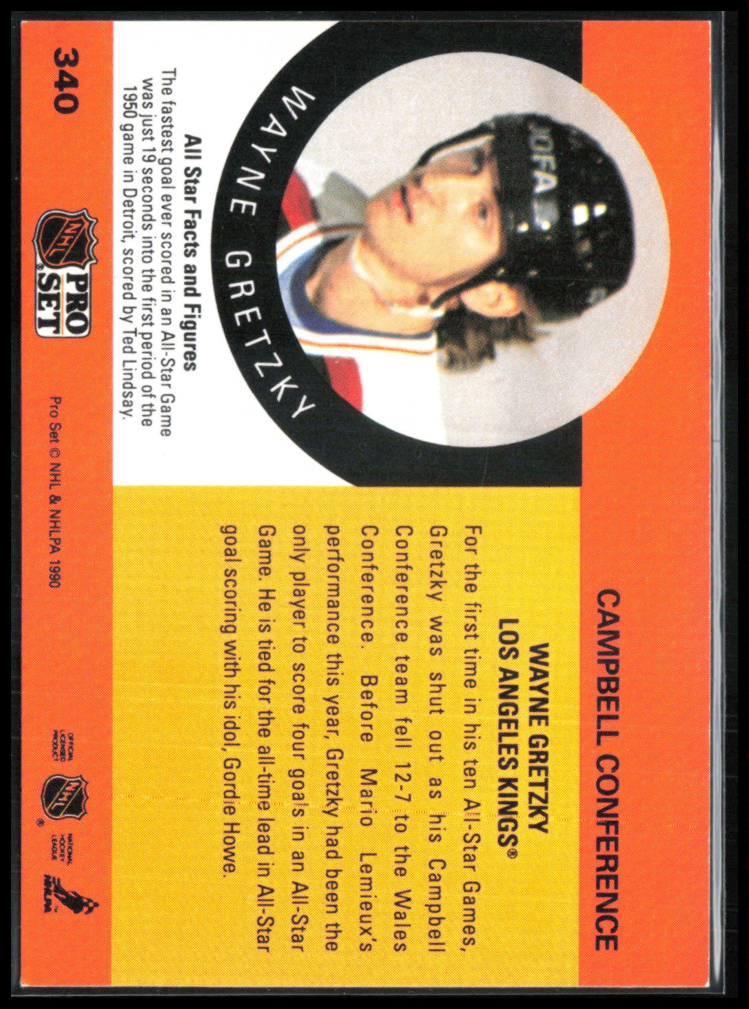 Wayne Gretzky 1990 Pro Set