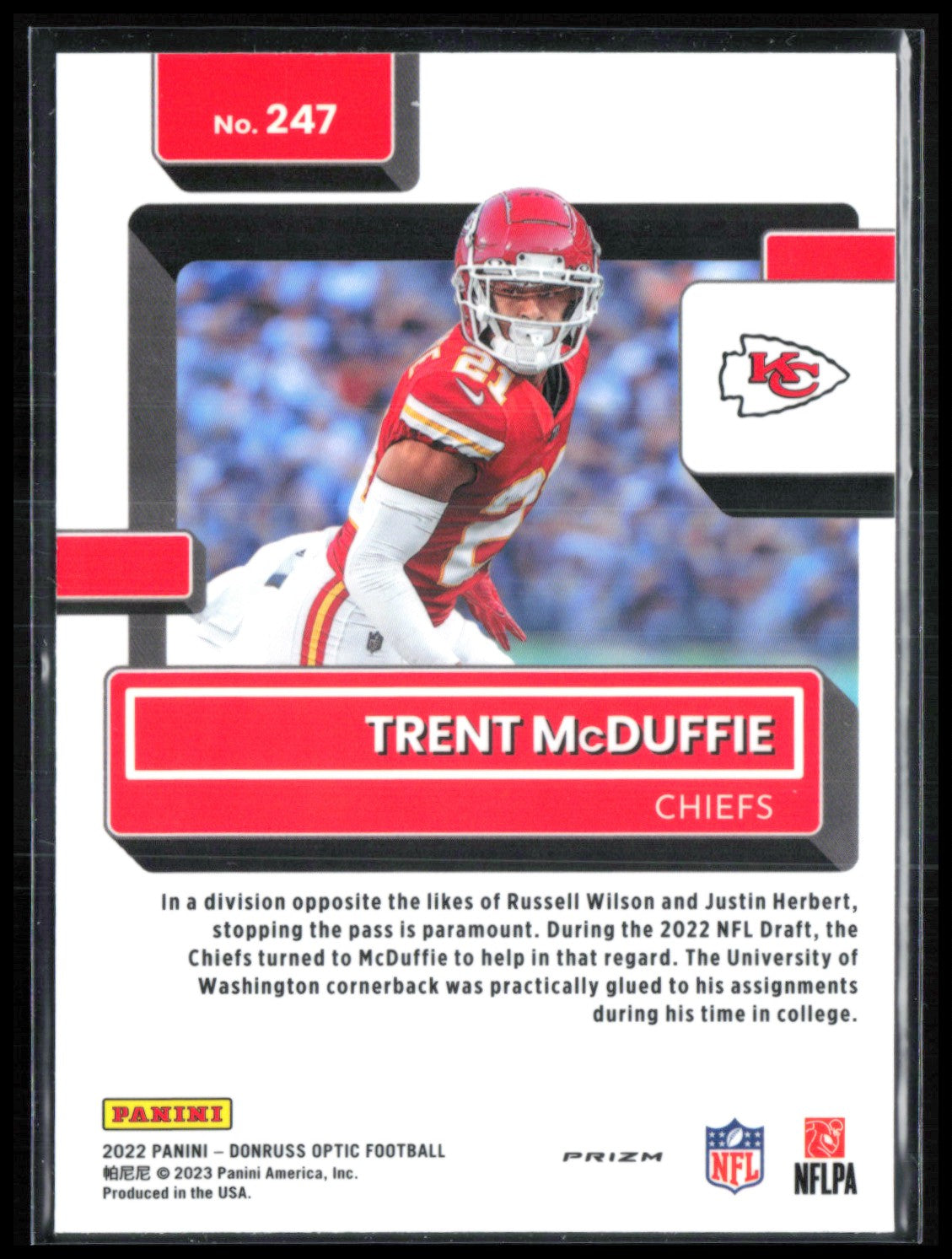 Trent McDuffie RC Purple Shock
