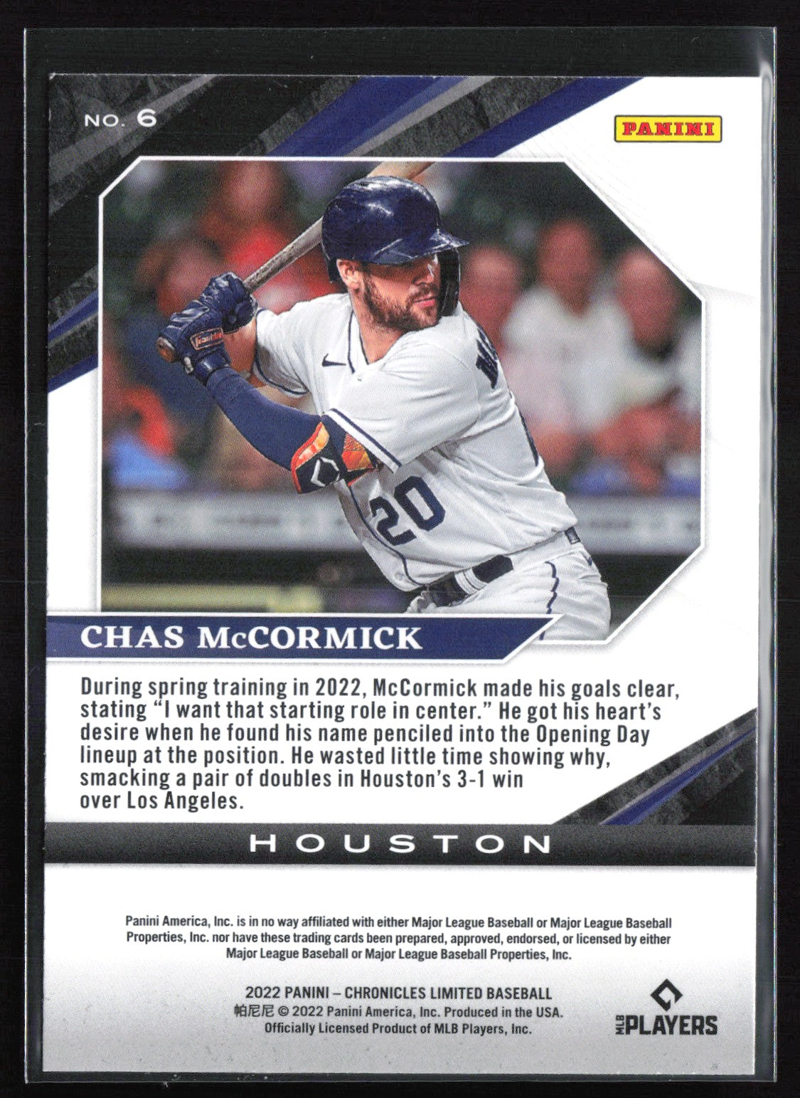 Chas McCormick RC