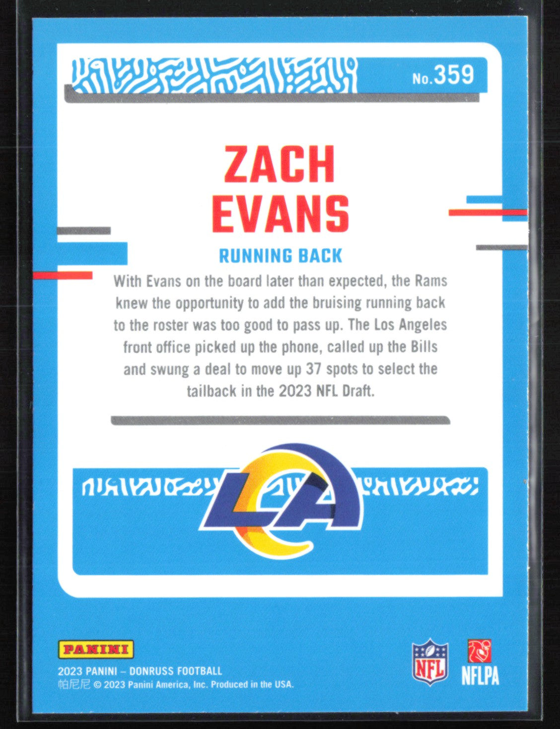 Zach Evans RC Blue