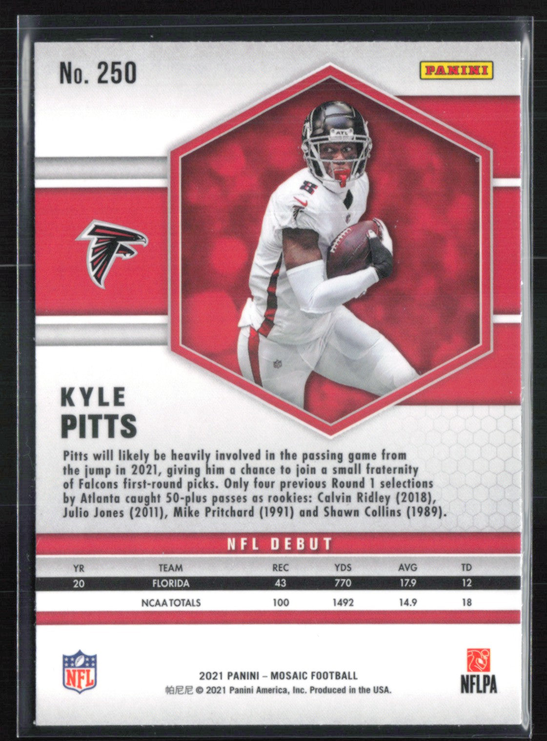 Kyle Pitts RC Debut