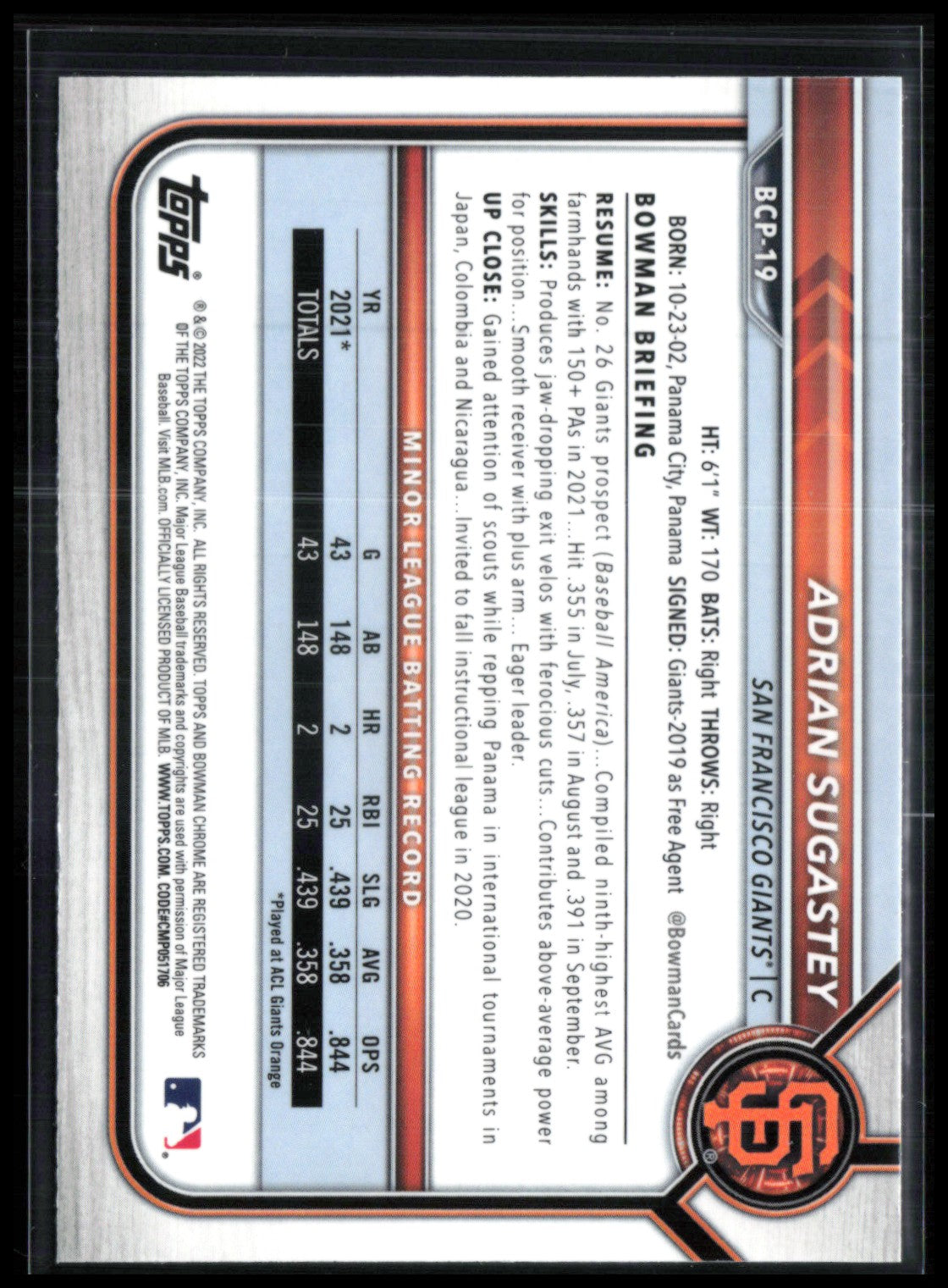 Adrian Sugastey 1st Bowman