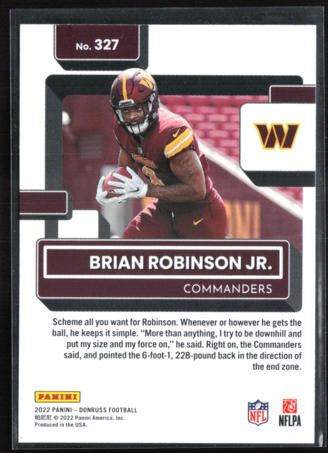 Brian Robinson Jr. RC