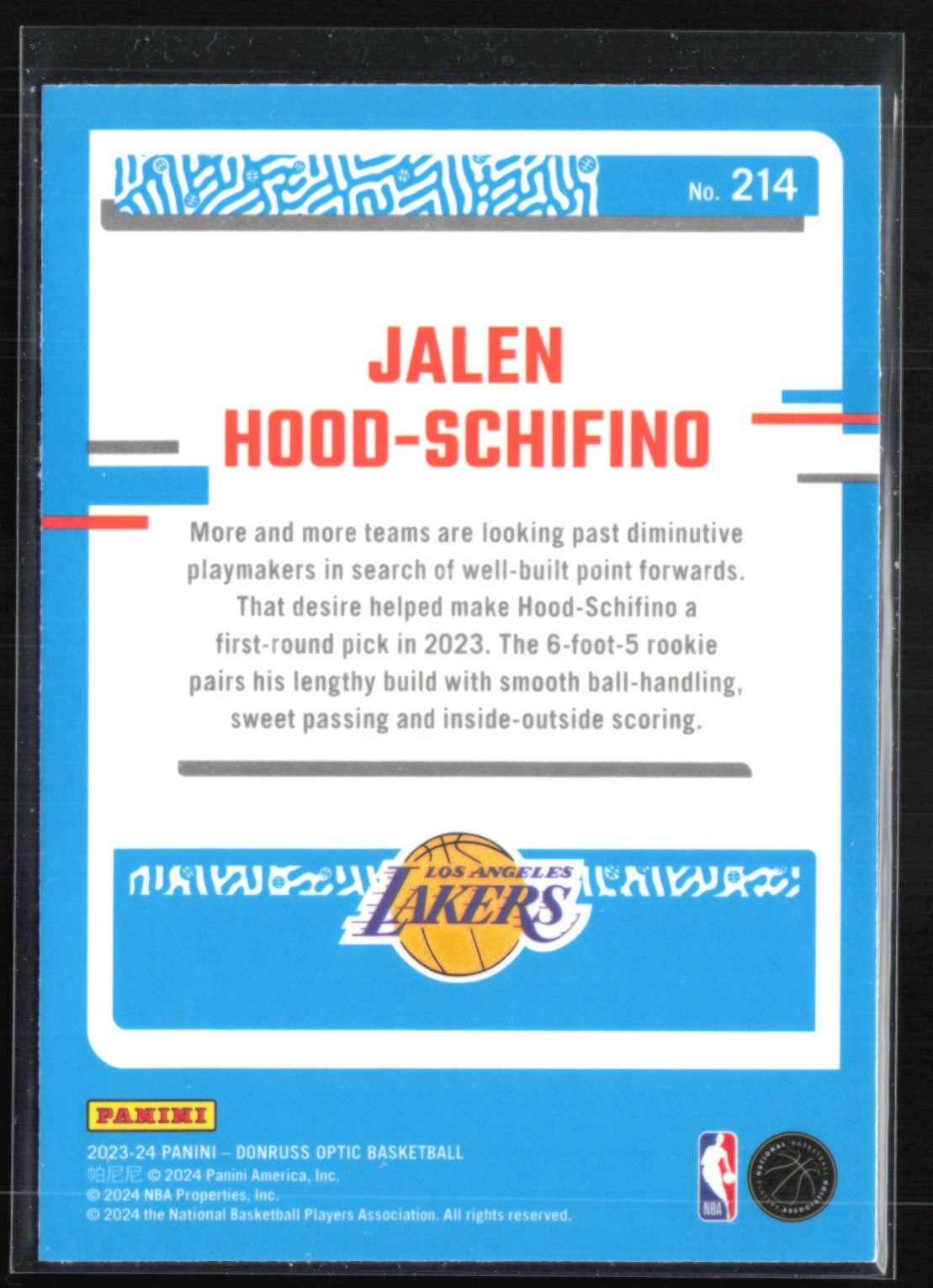 Jalen Hood-Schifino RC