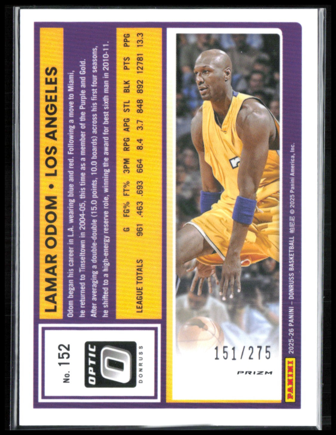 Lamar Odom Pink Glitter /275