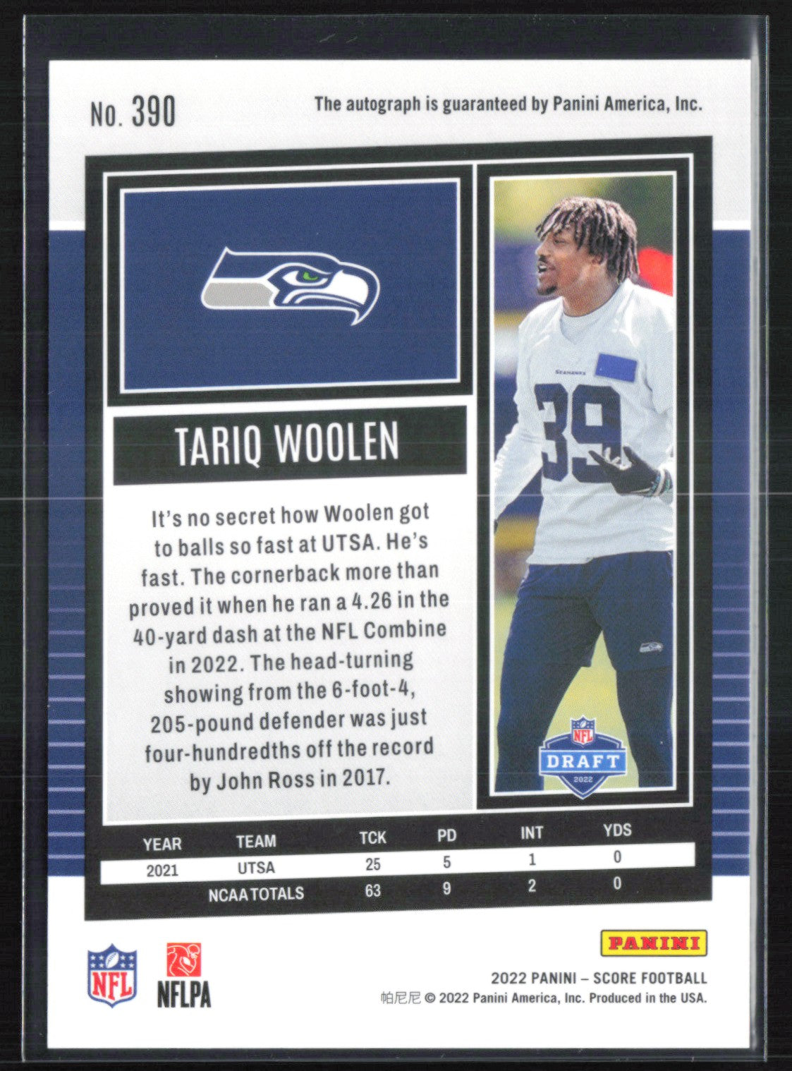 Tariq Woolen RC Auto Green 2022 Score