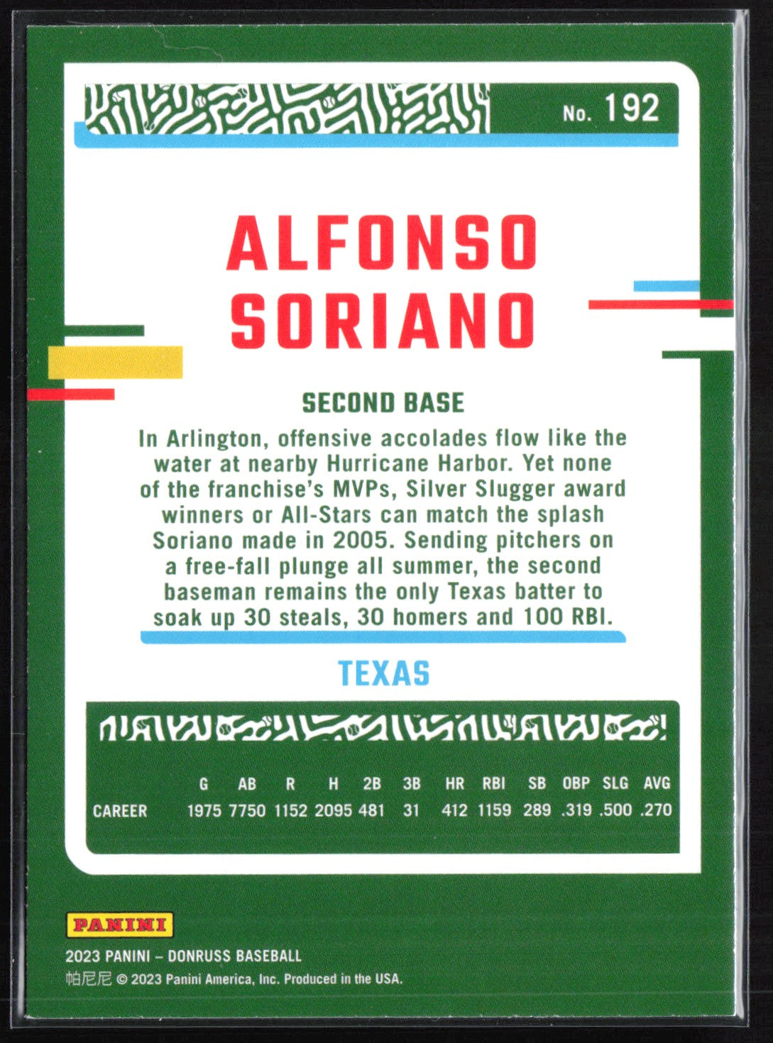 Alfonso Soriano Pink Foil