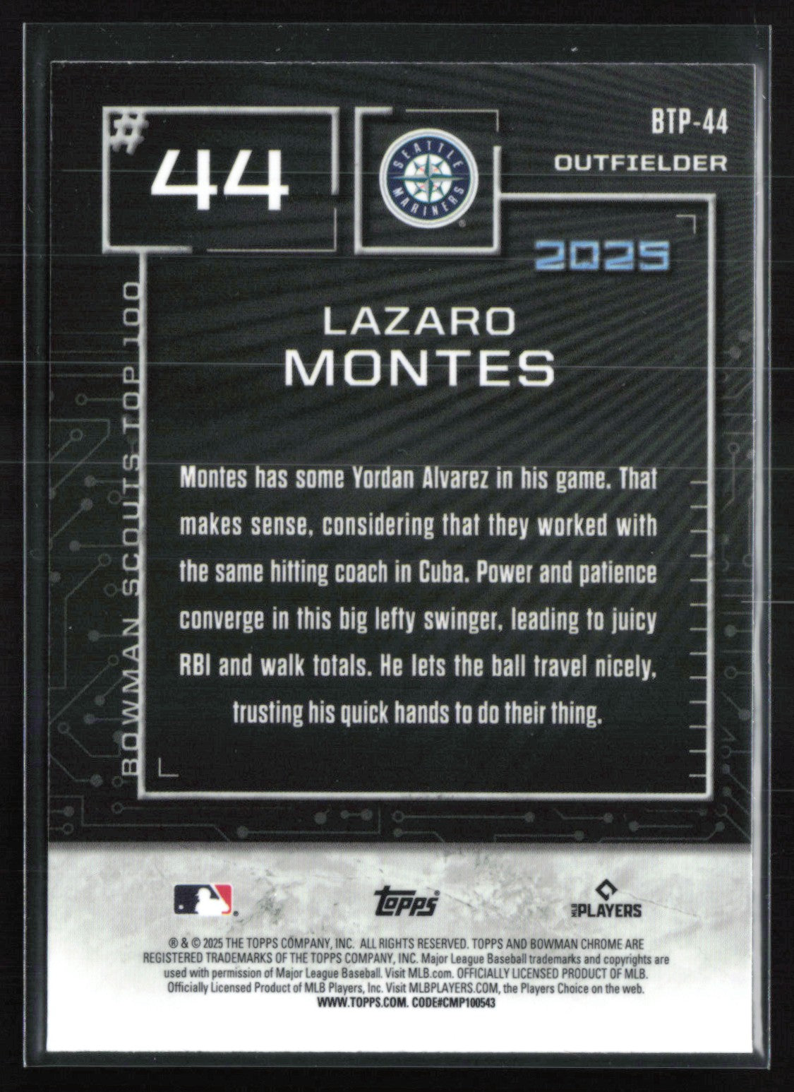Lazaro Montes Top 100