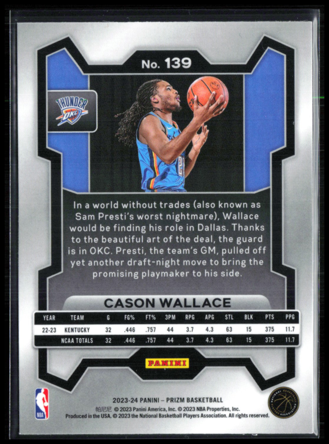 Cason Wallace RC