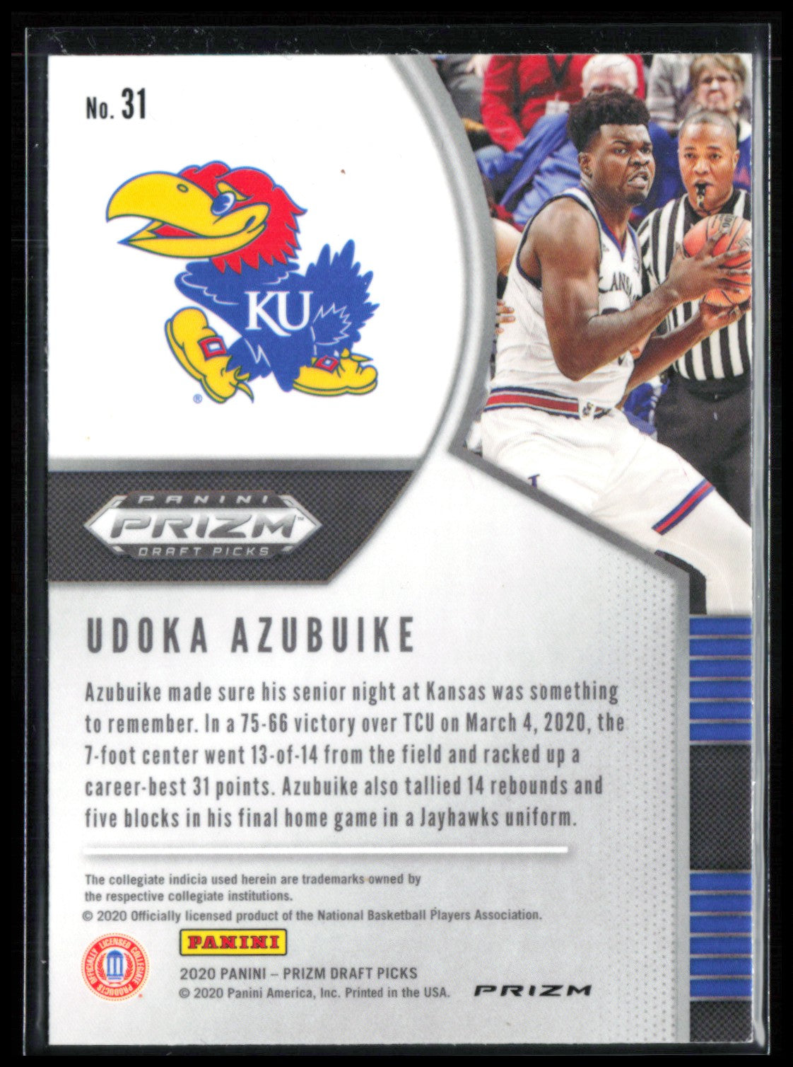 Udoka Azubuike RC Silver