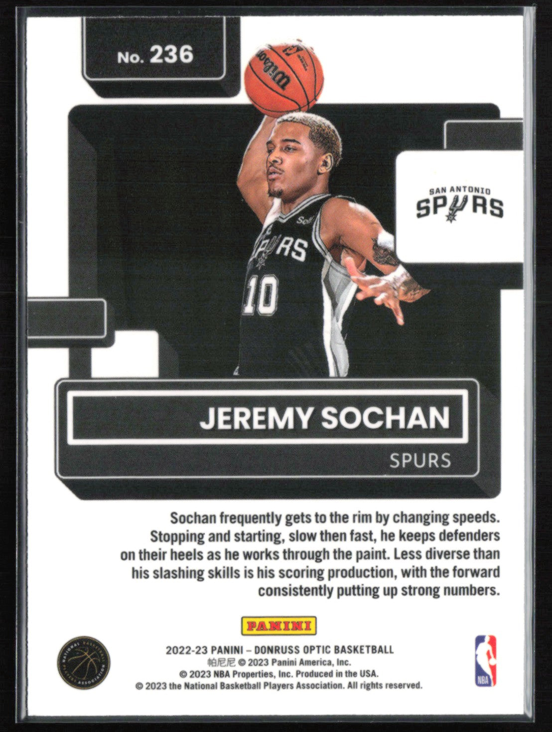 Jeremy Sochan RC