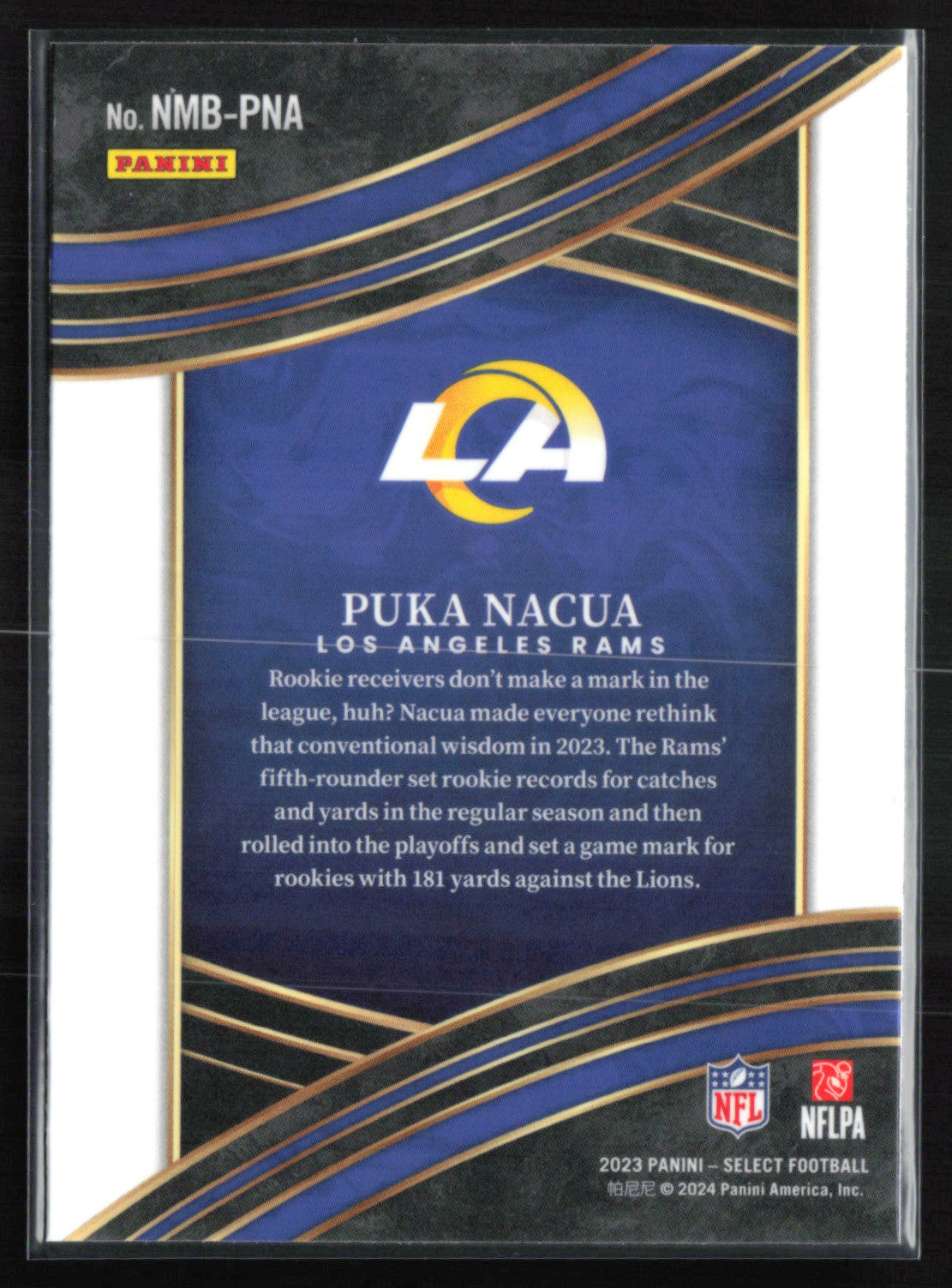 Puka Nacua RC Numbers