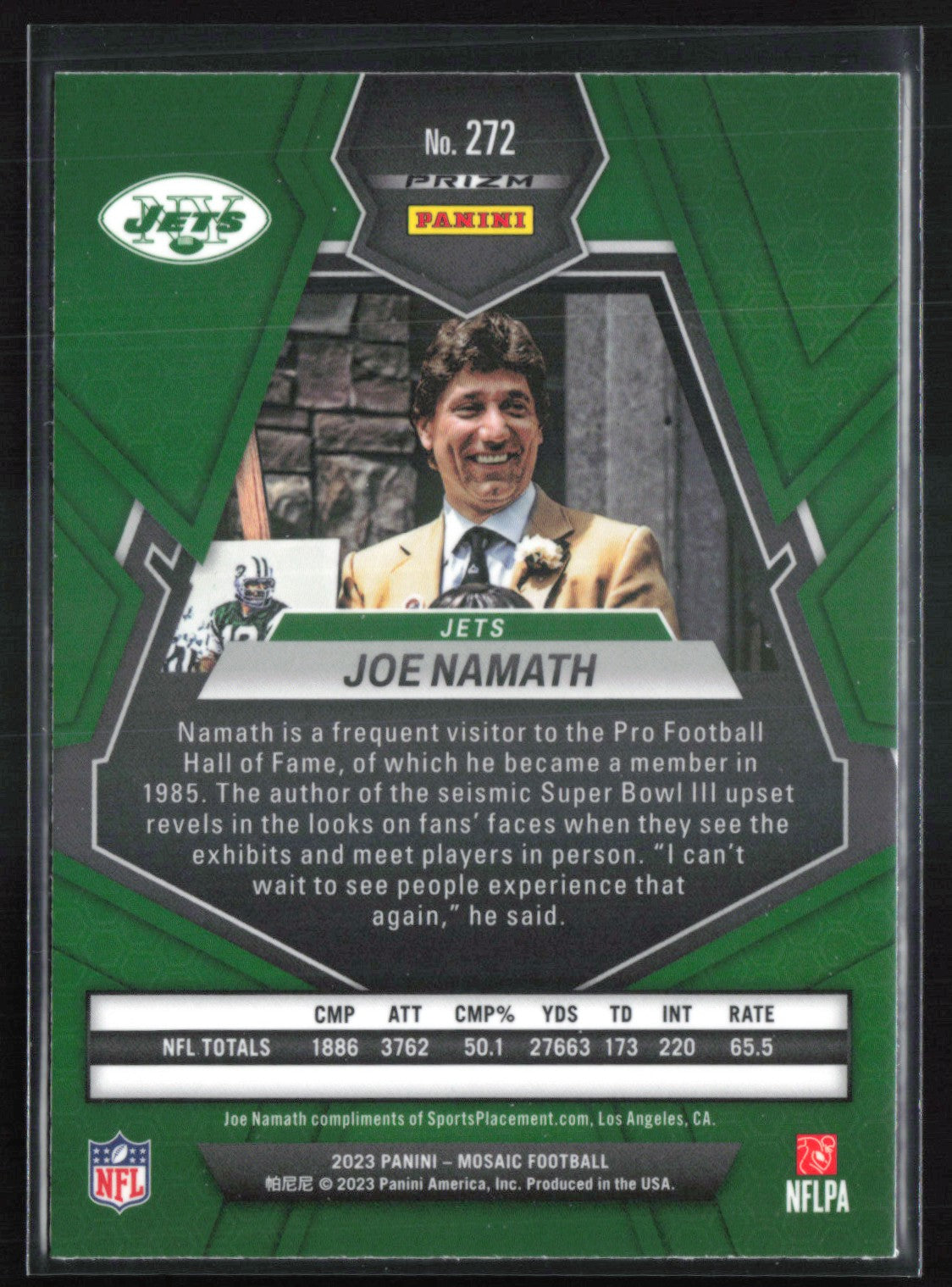Joe Namath Blue
